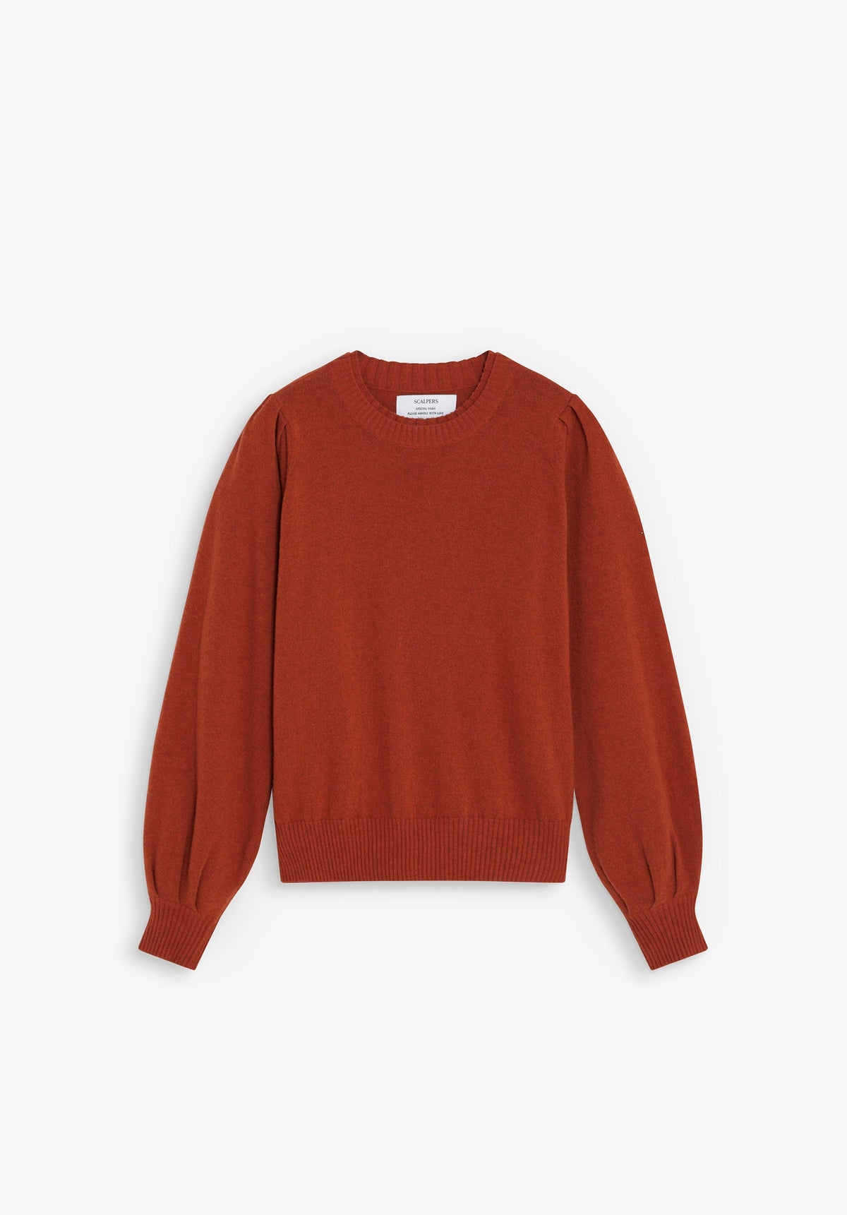SWEATER DE LÃ COM PORMENOR NA GOLA