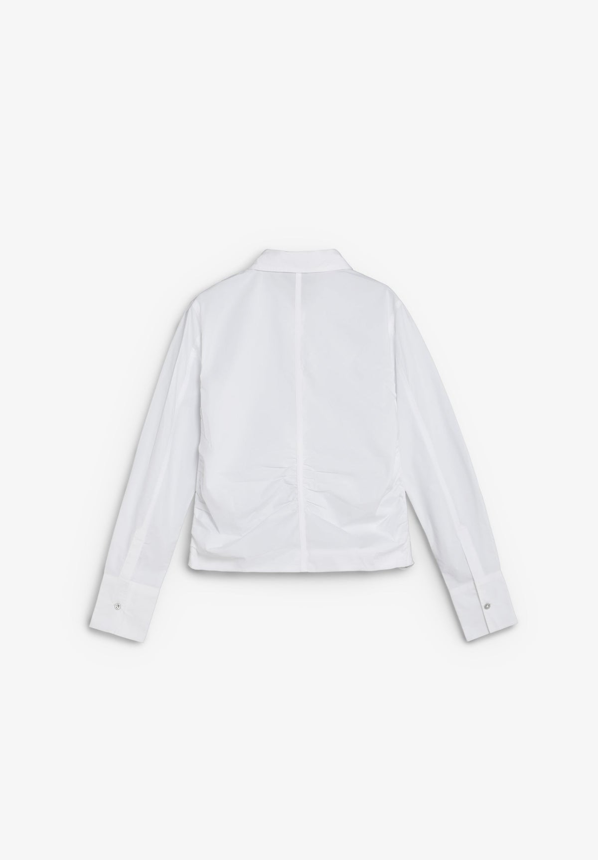 CAMISA CROP DRAPEADA