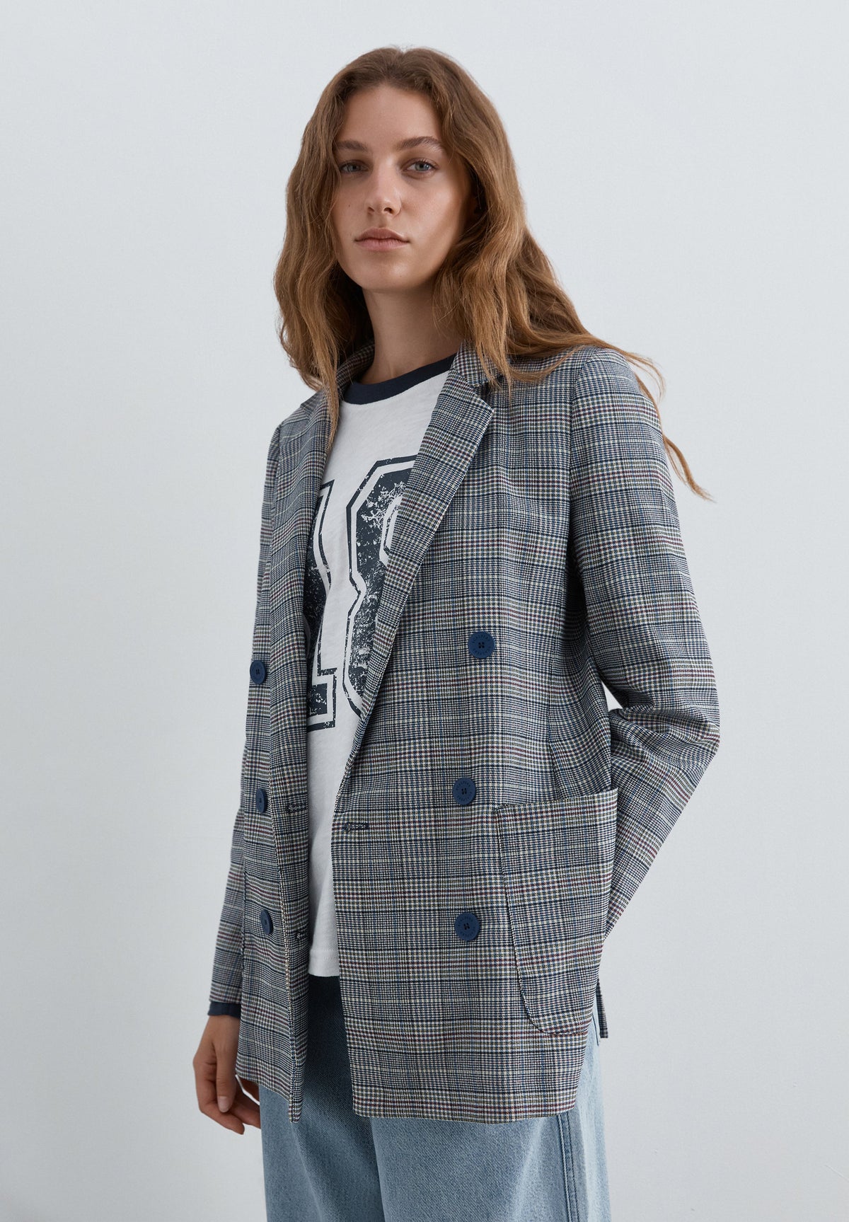 BLAZER CRUZADO XADREZ