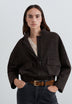 CARDIGAN BOMBER FIO METALIZADO