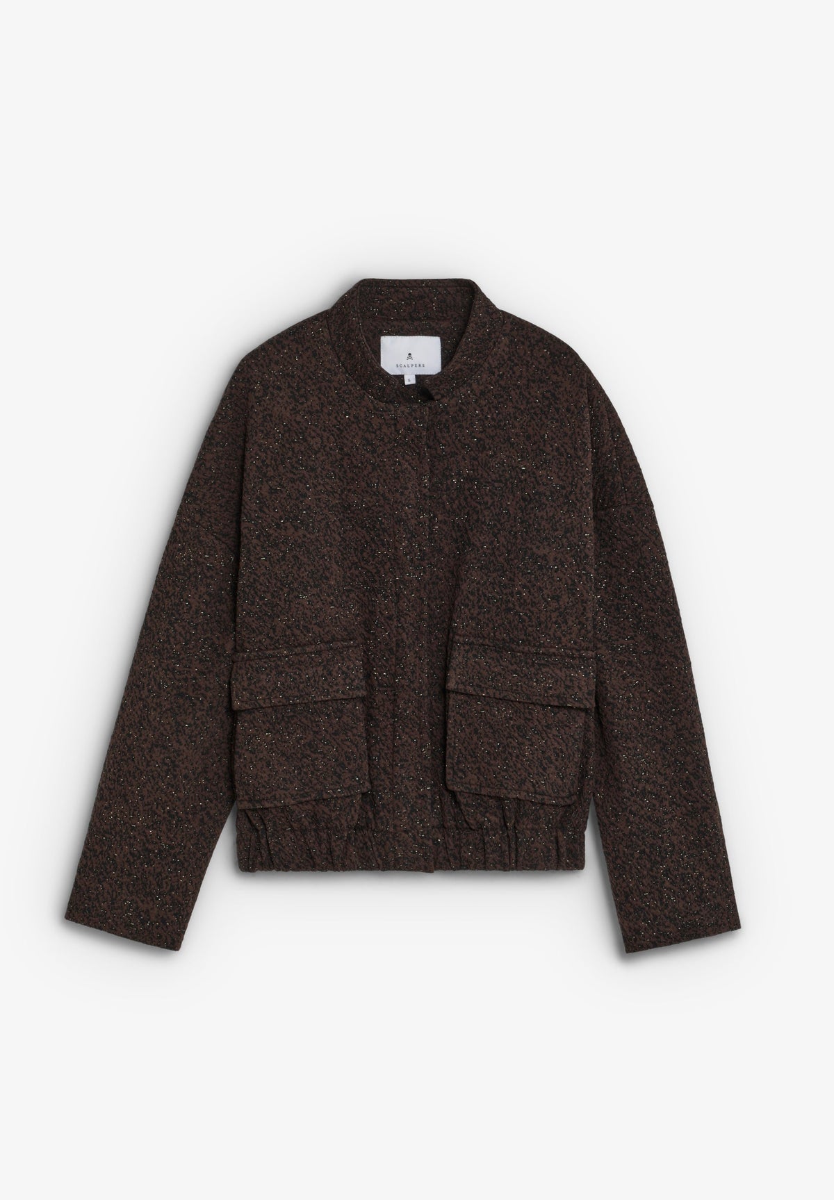 CARDIGAN BOMBER FIO METALIZADO