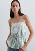 TOP JACQUARD COM RENDA