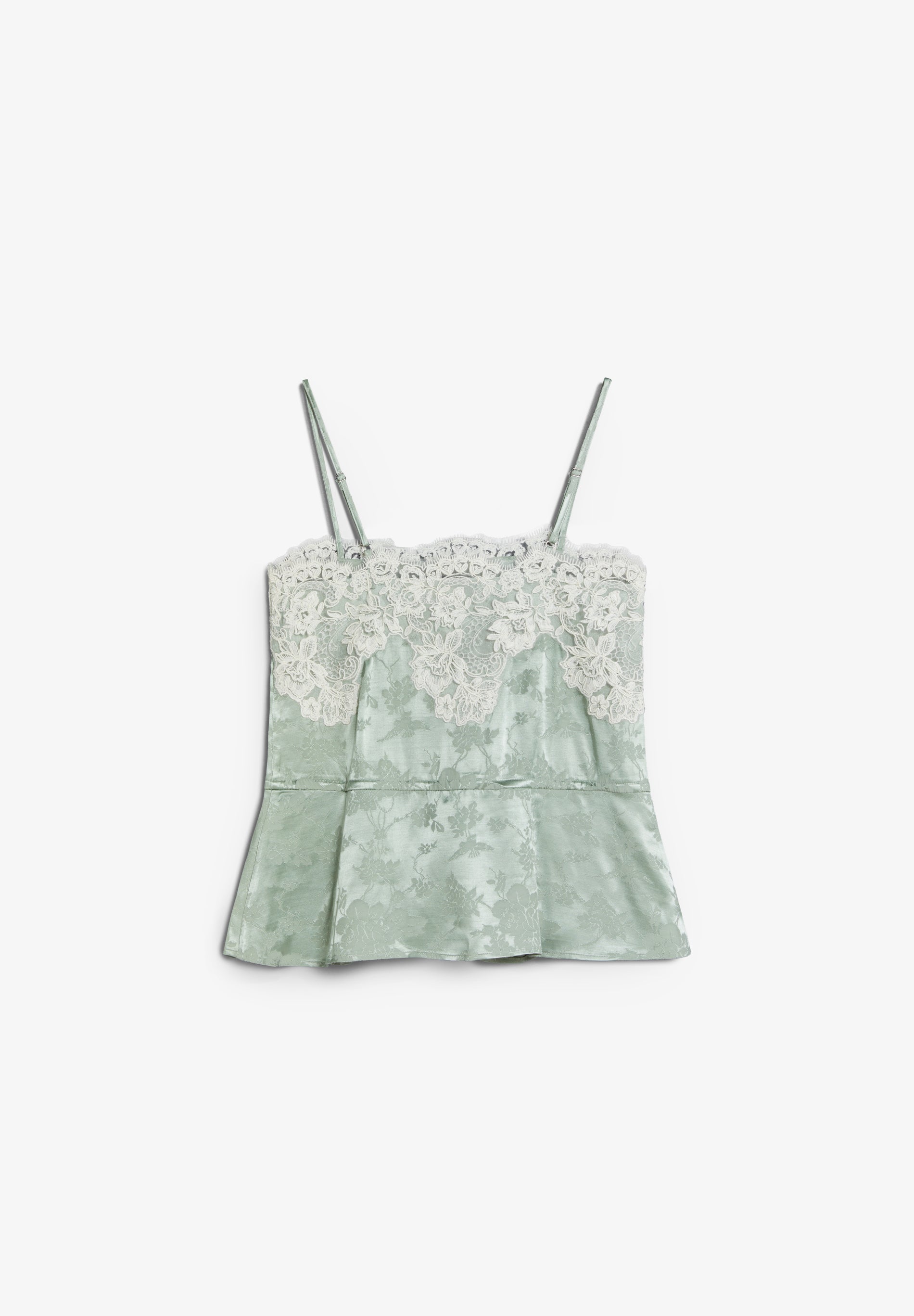 TOP JACQUARD COM RENDA