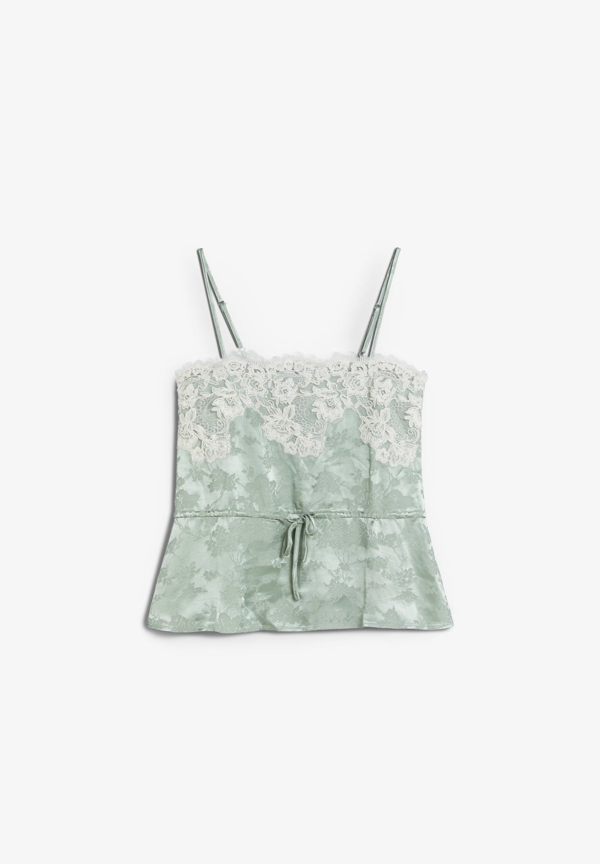 TOP JACQUARD COM RENDA