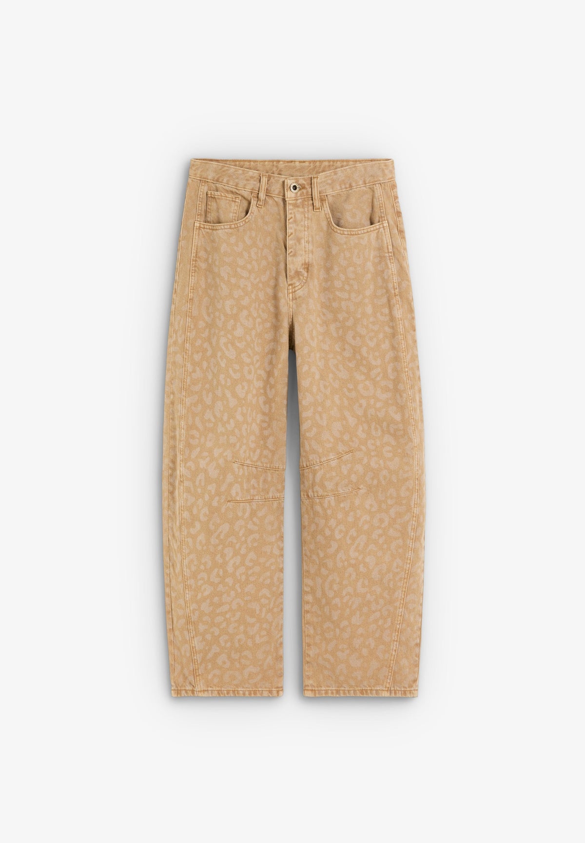 JEANS BALLOON COM ESTAMPADO ANIMAL