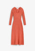 VESTIDO MIDI DE MALHA COM LÚREX