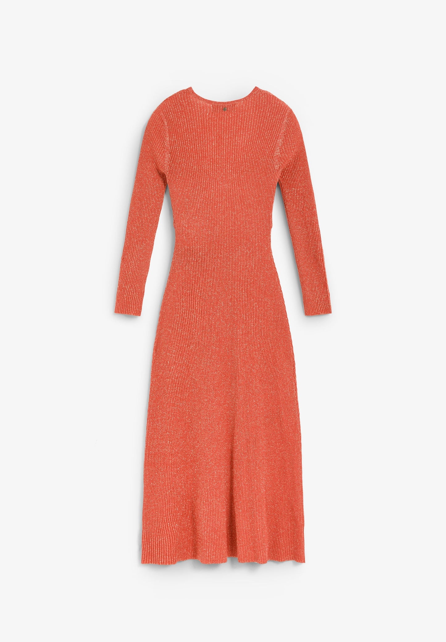 VESTIDO MIDI DE MALHA COM LÚREX