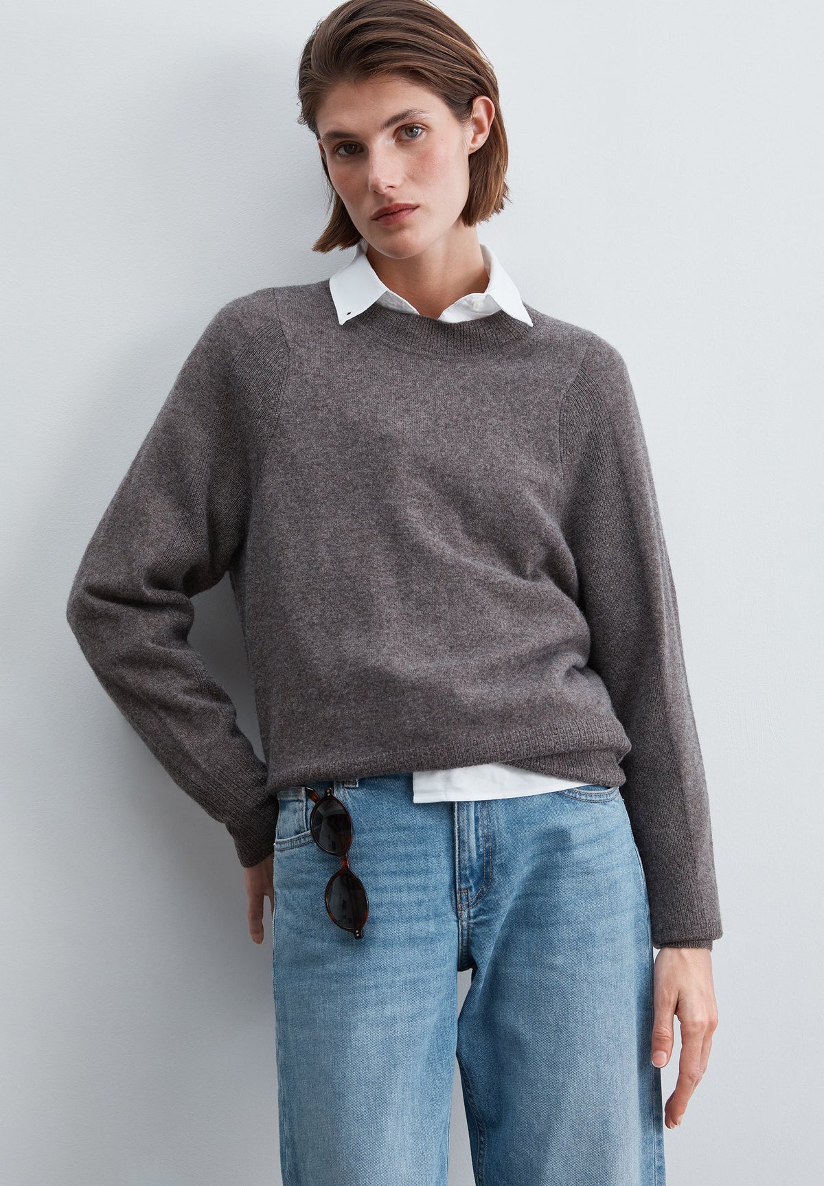 SWEATER COM PORMENOR CANELADO
