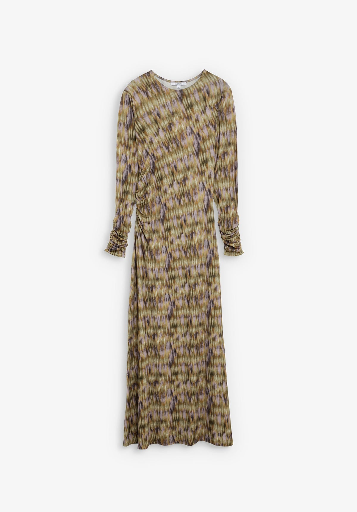 SCOVERLOCK GATHER JERSEY DRESS