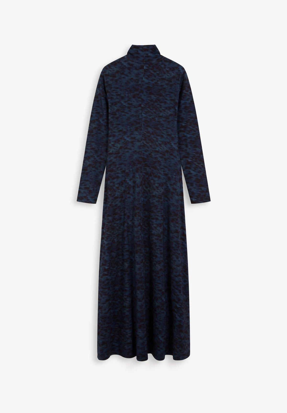 VESTIDO MIDI COM GOLA ALTA