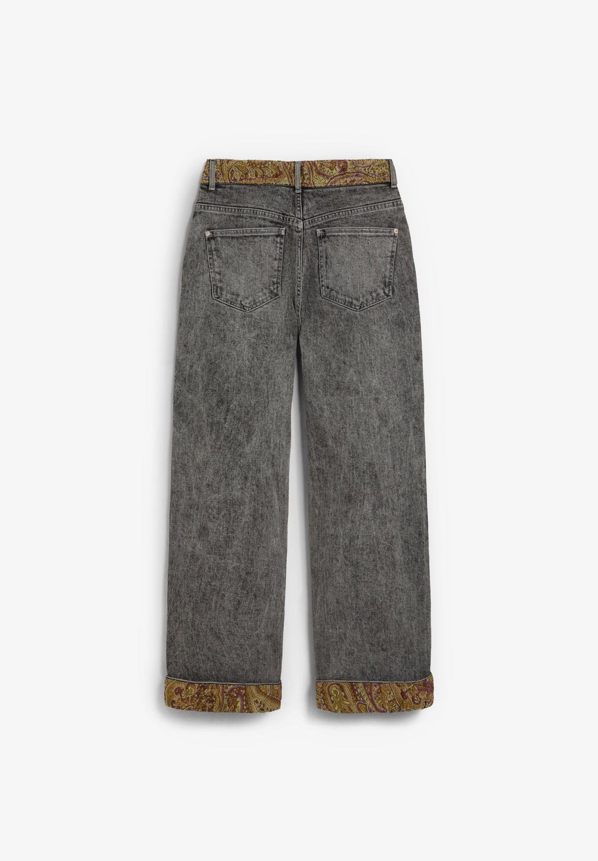 JEANS COM PORMENOR DE PAISLEY