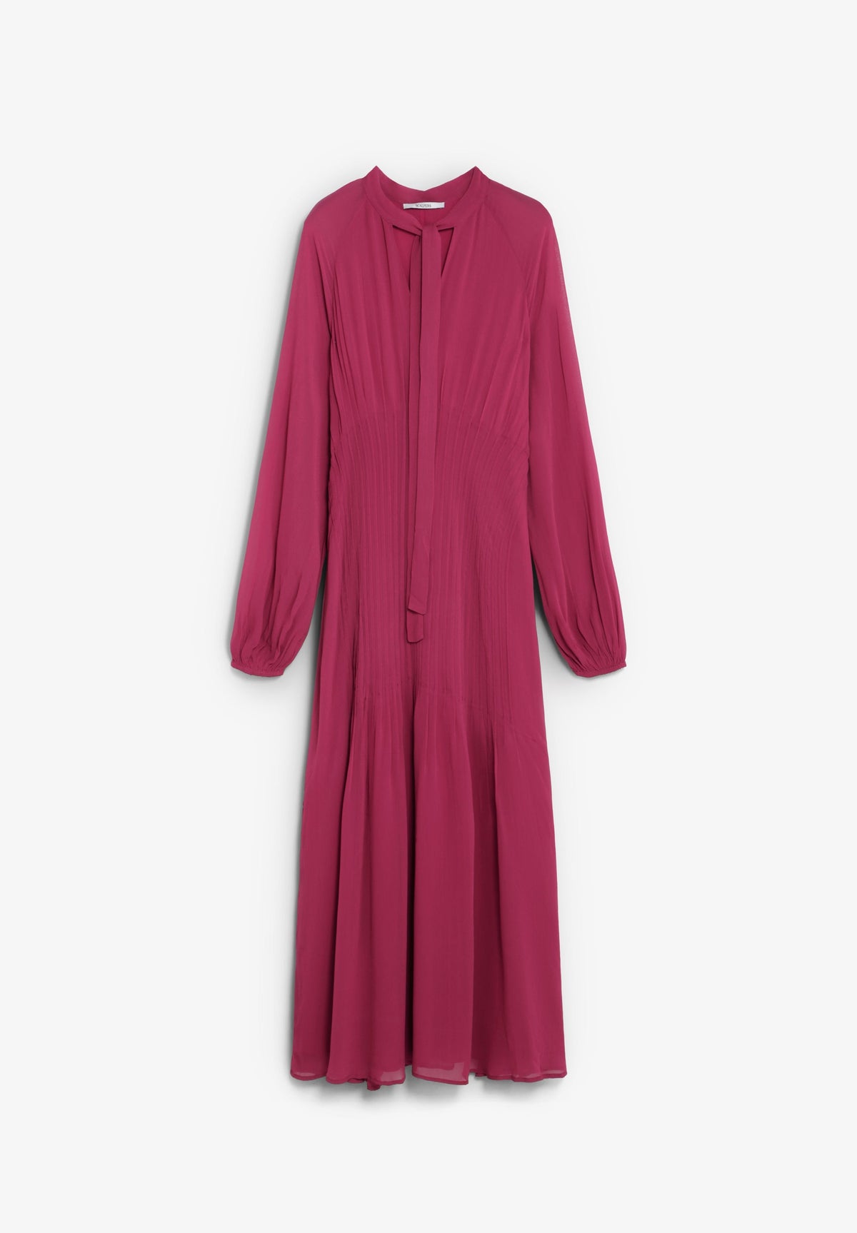 VESTIDO COM CORPO PLISSADO