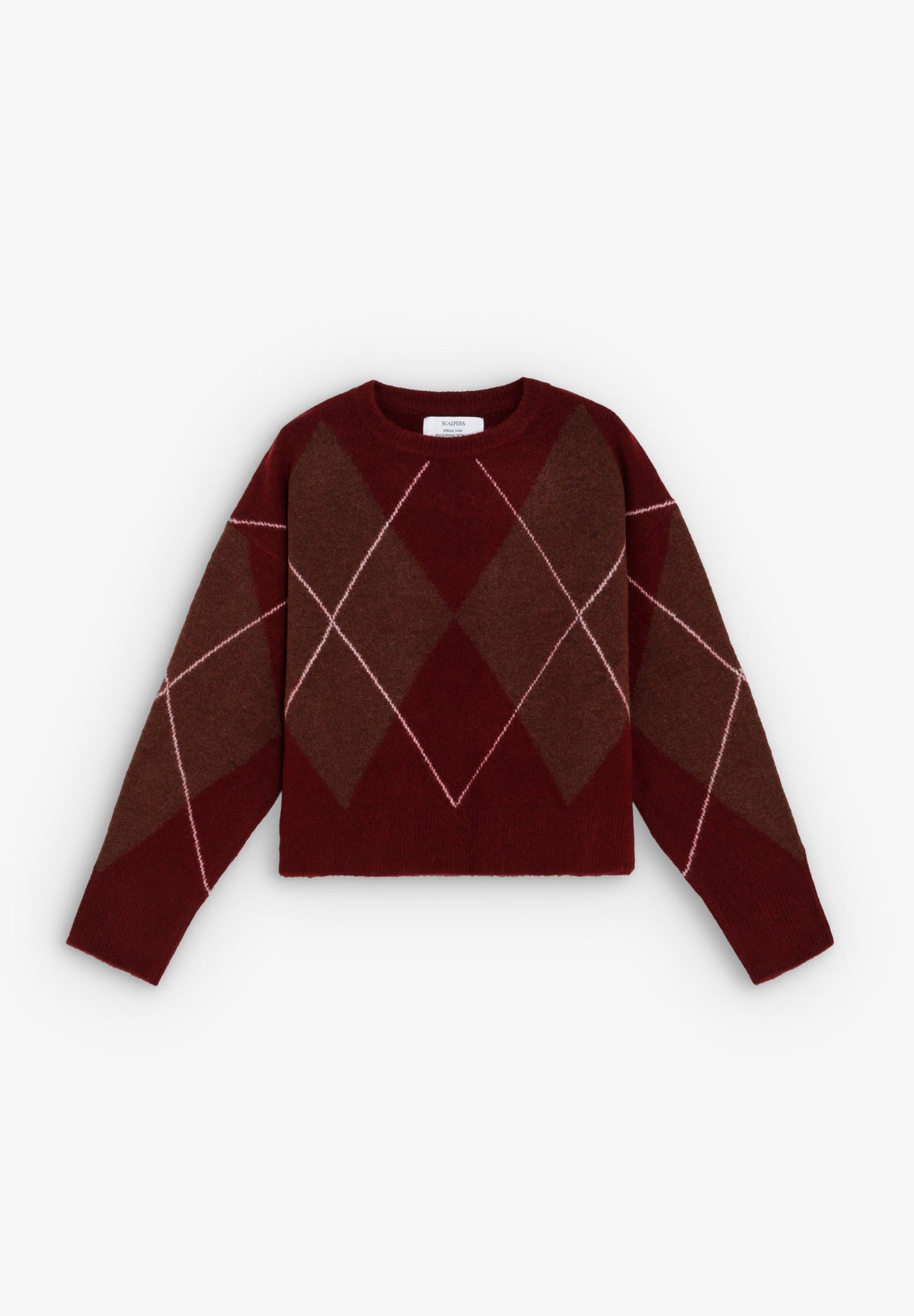 SWEATER COM LÃ TEXTURA DIAMANTE