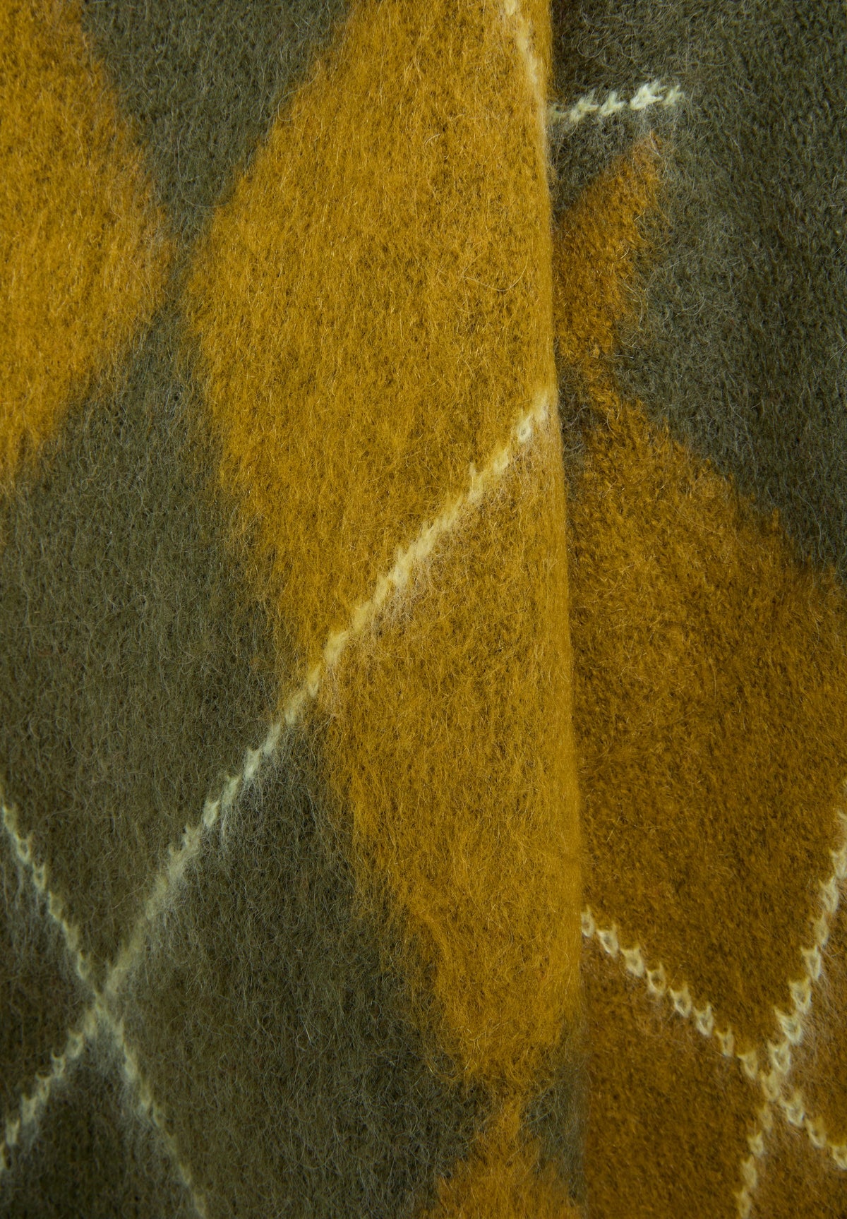 SWEATER COM TEXTURA DIAMANTE E COLARINHO DE POLO