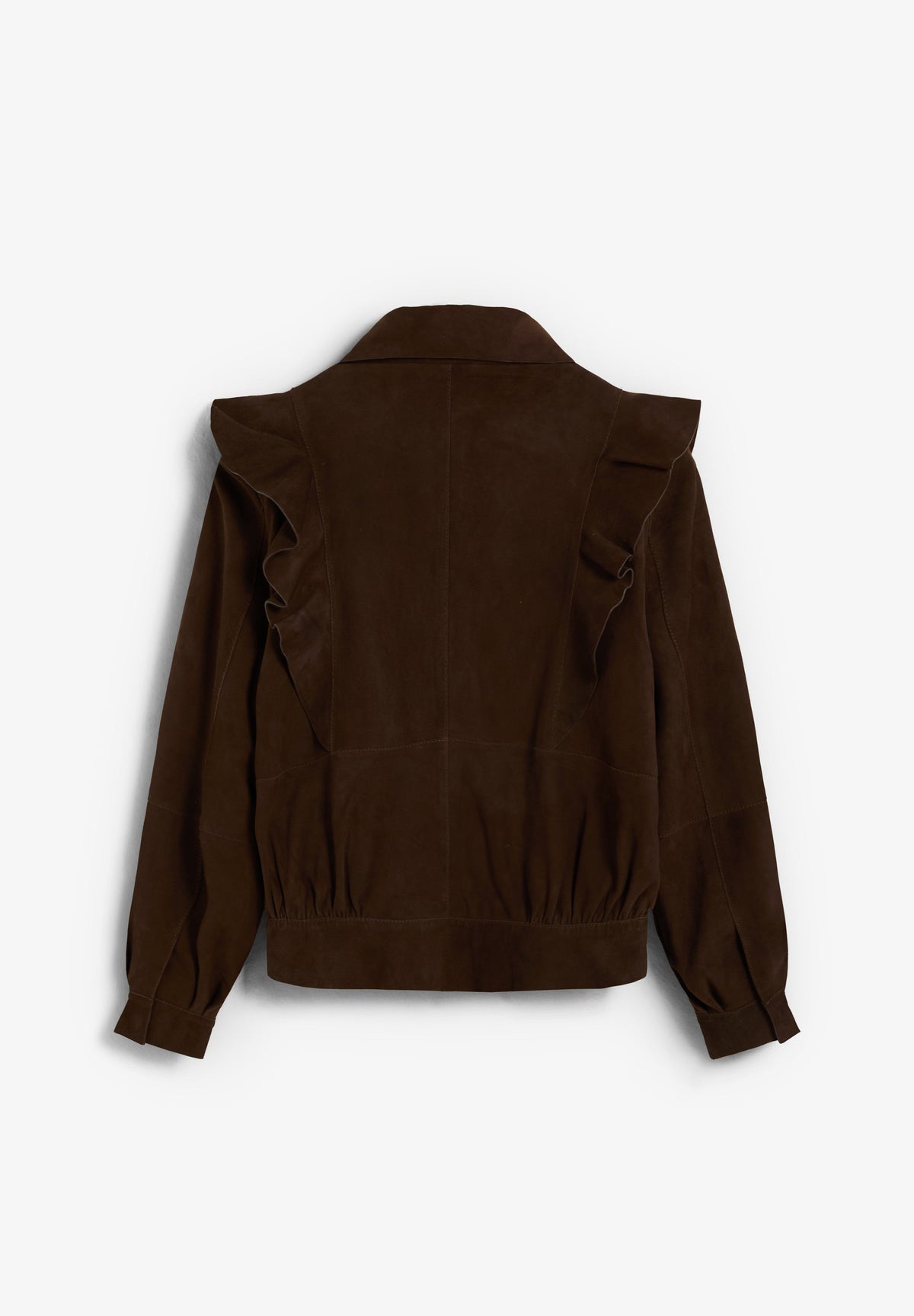 CARDIGAN EM CAMURÇA COM FOLHO