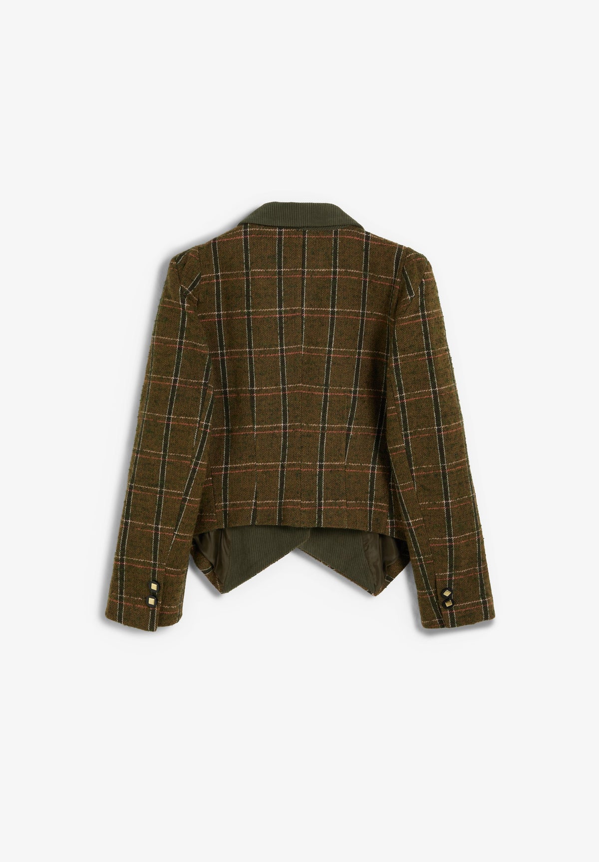 BLAZER XADREZ COM PORMENOR DE LAPELA