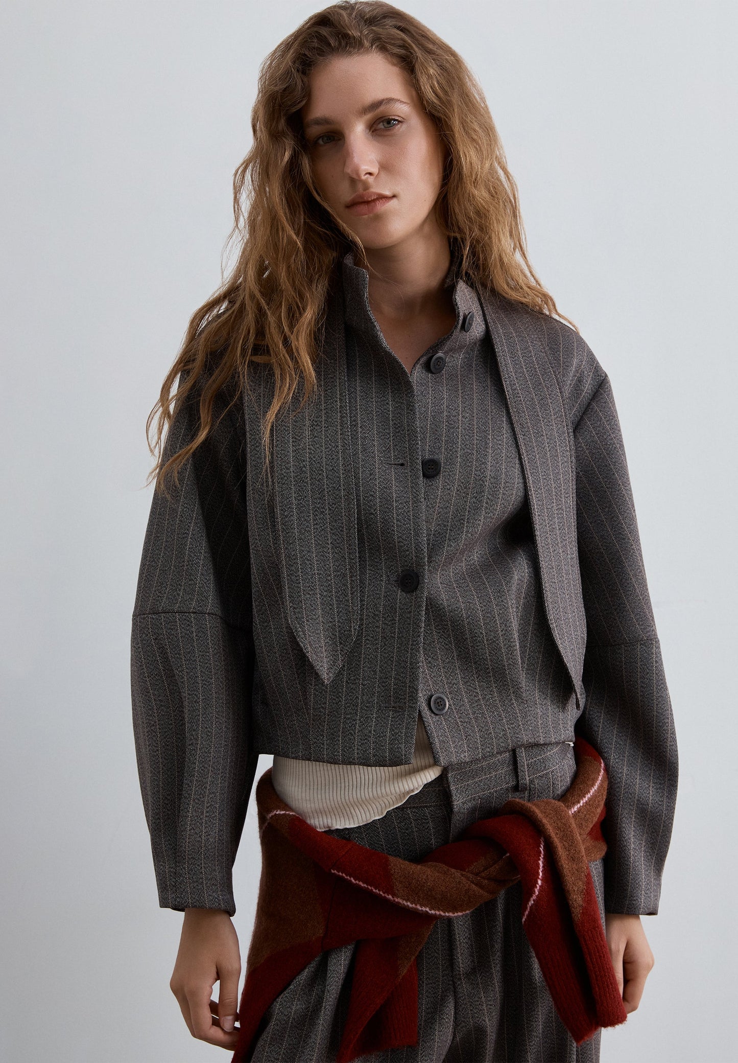 CARDIGAN BOMBER COM LAÇO