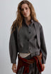 CARDIGAN BOMBER COM LAÇO