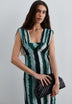 VESTIDO DRAPEADO PADRÃO TIE-DYE
