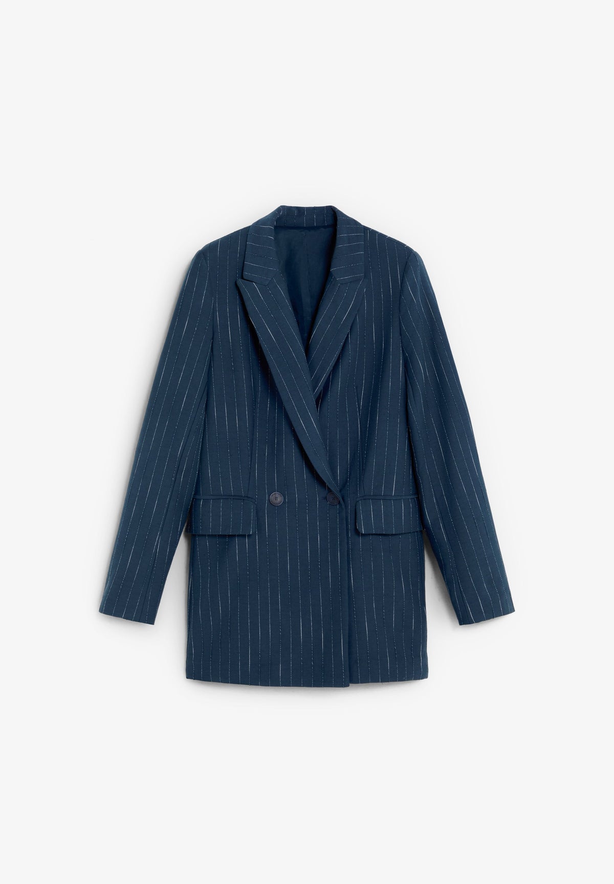 BLAZER ÀS RISCAS COM FIO METALIZADO
