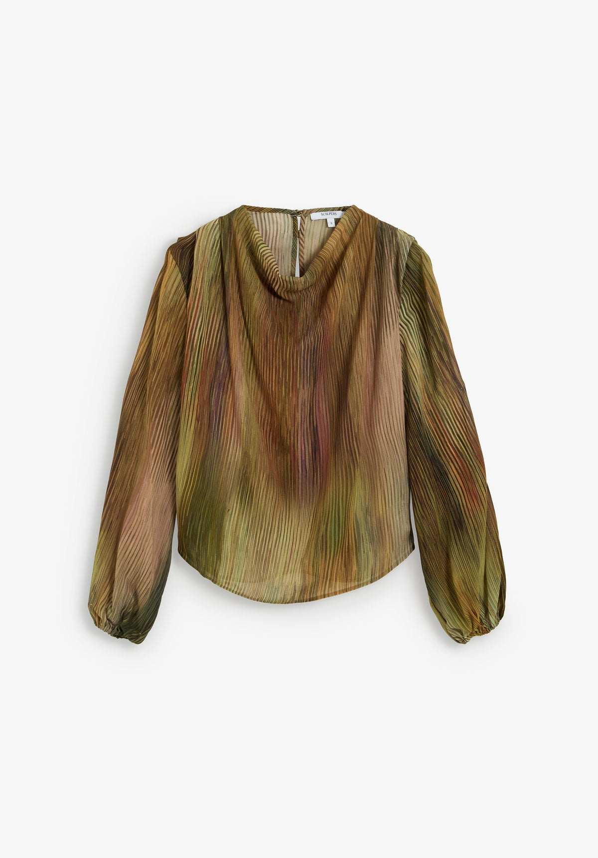 BLUSA PLISSADA MULTICOLOR