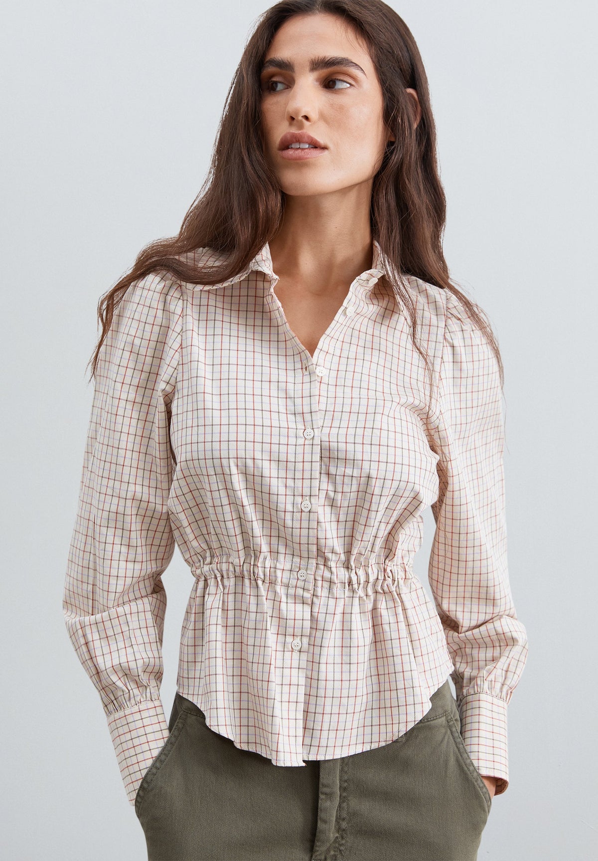 CAMISA XADREZ COM LAÇO