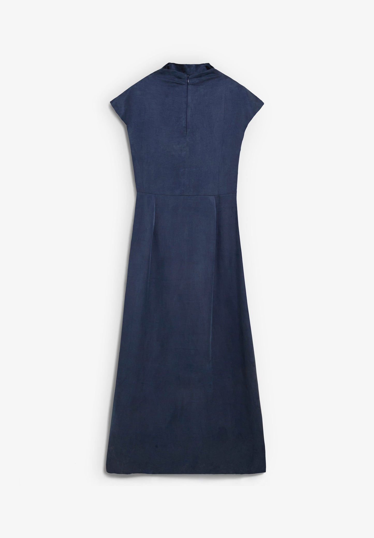 VESTIDO FLUIDO COM DRAPEADO LATERAL