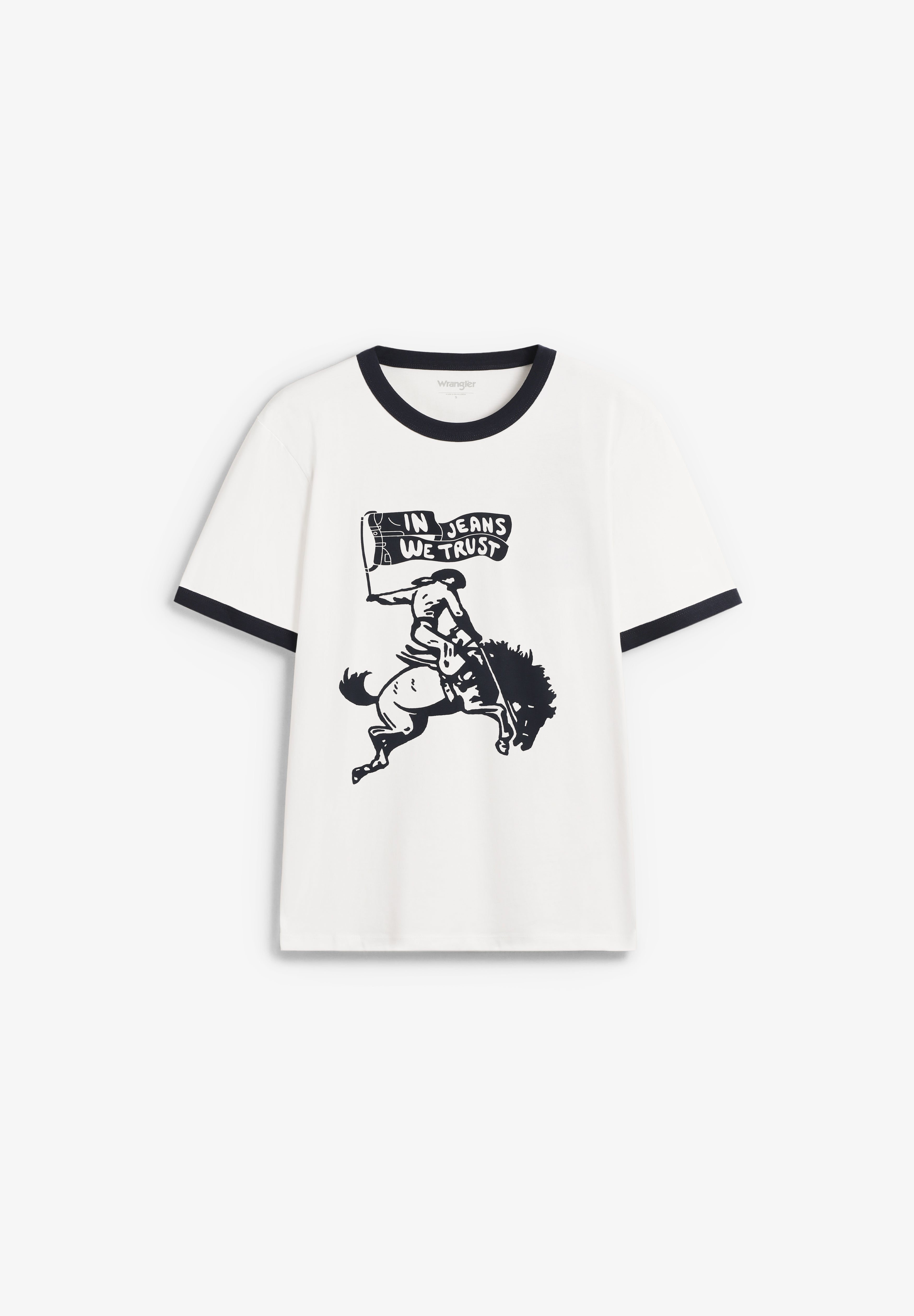 WRANGLER | RINGER TEE WORN