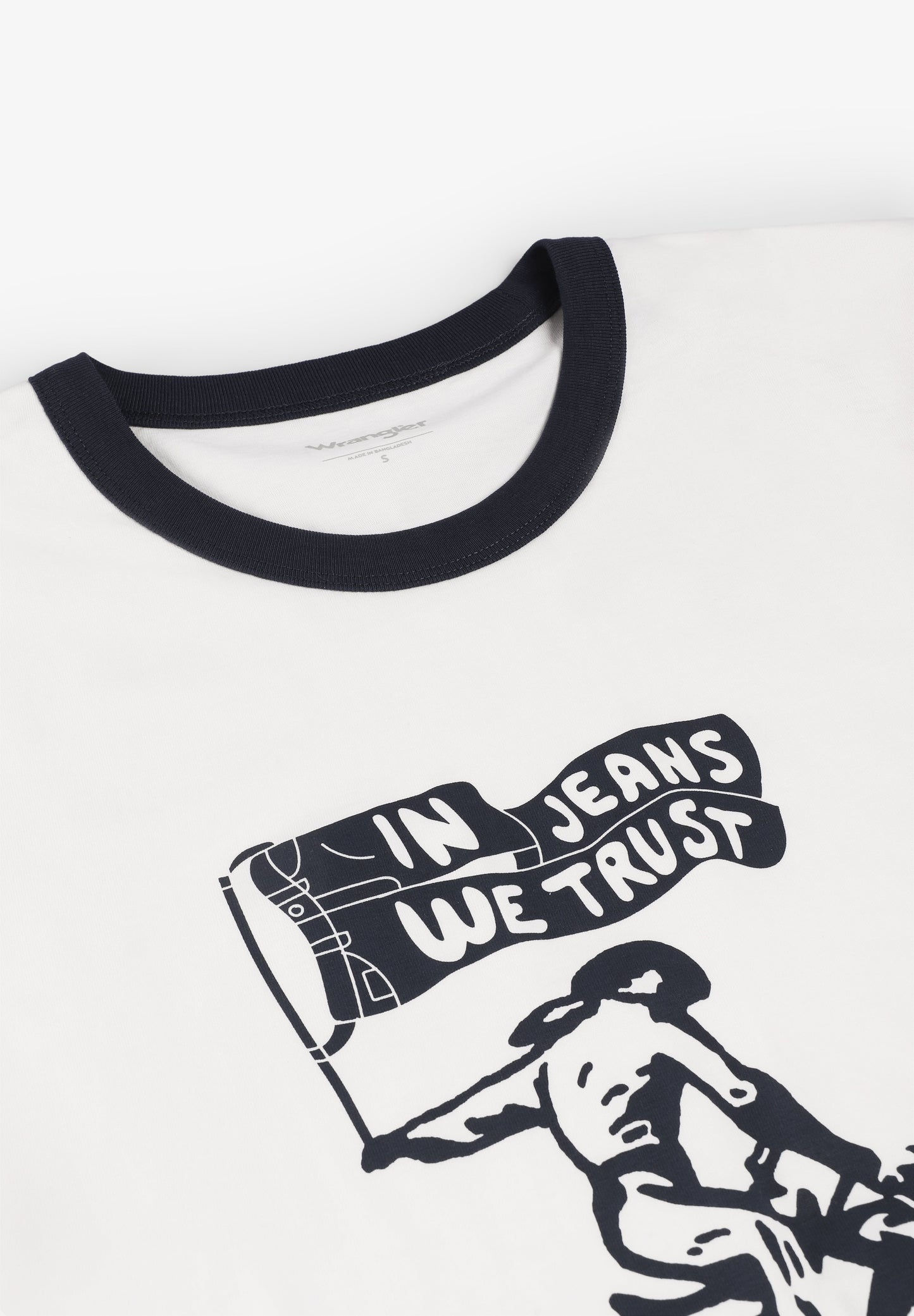 WRANGLER | T-SHIRT RINGER WORN DE HOMEM