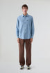 WRANGLER | CAMISA CHAMBRAY INDIGO DE HOMEM