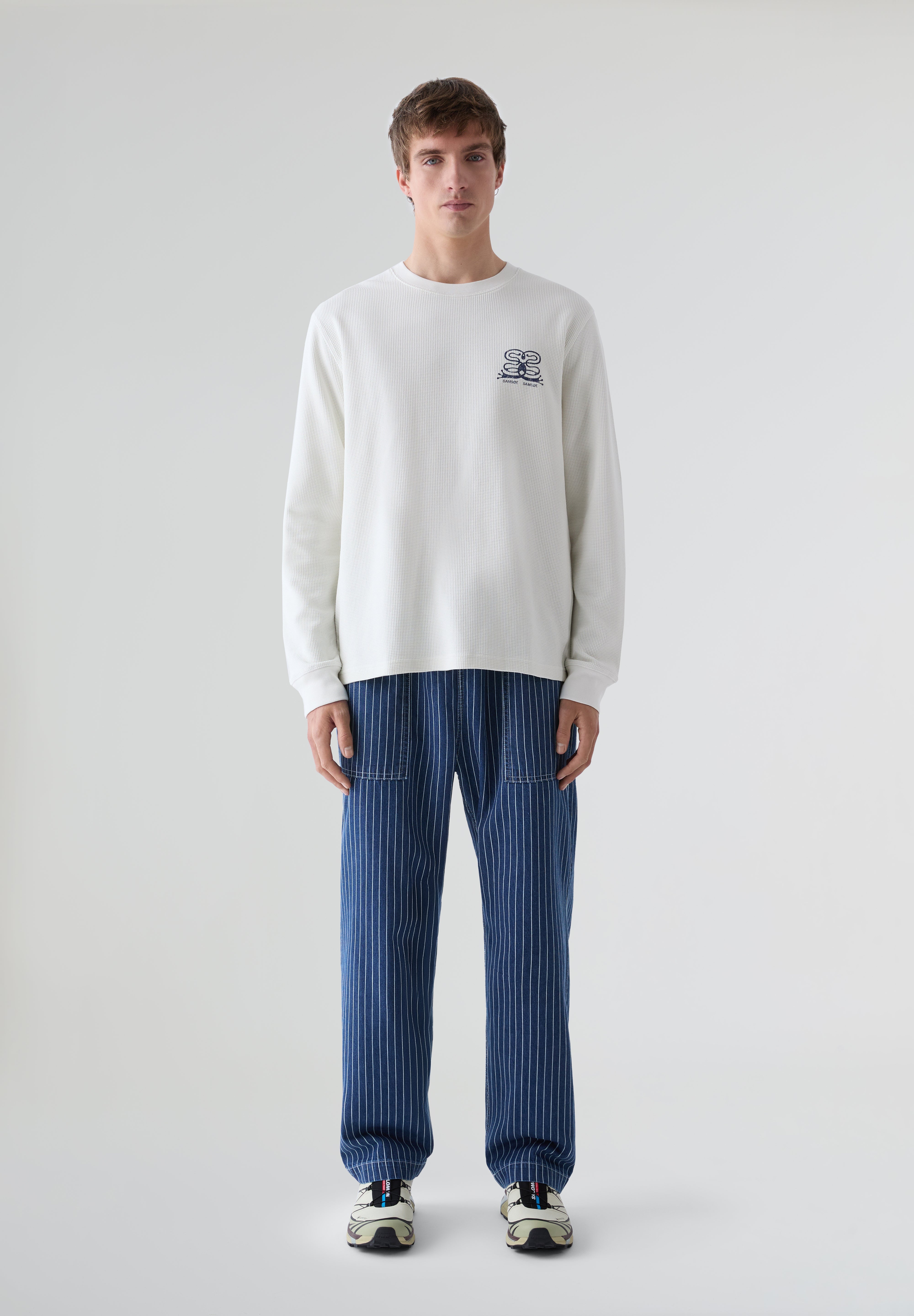 SERVICE WORKS | CALÇAS DENIM PINSTRIPE CHEF