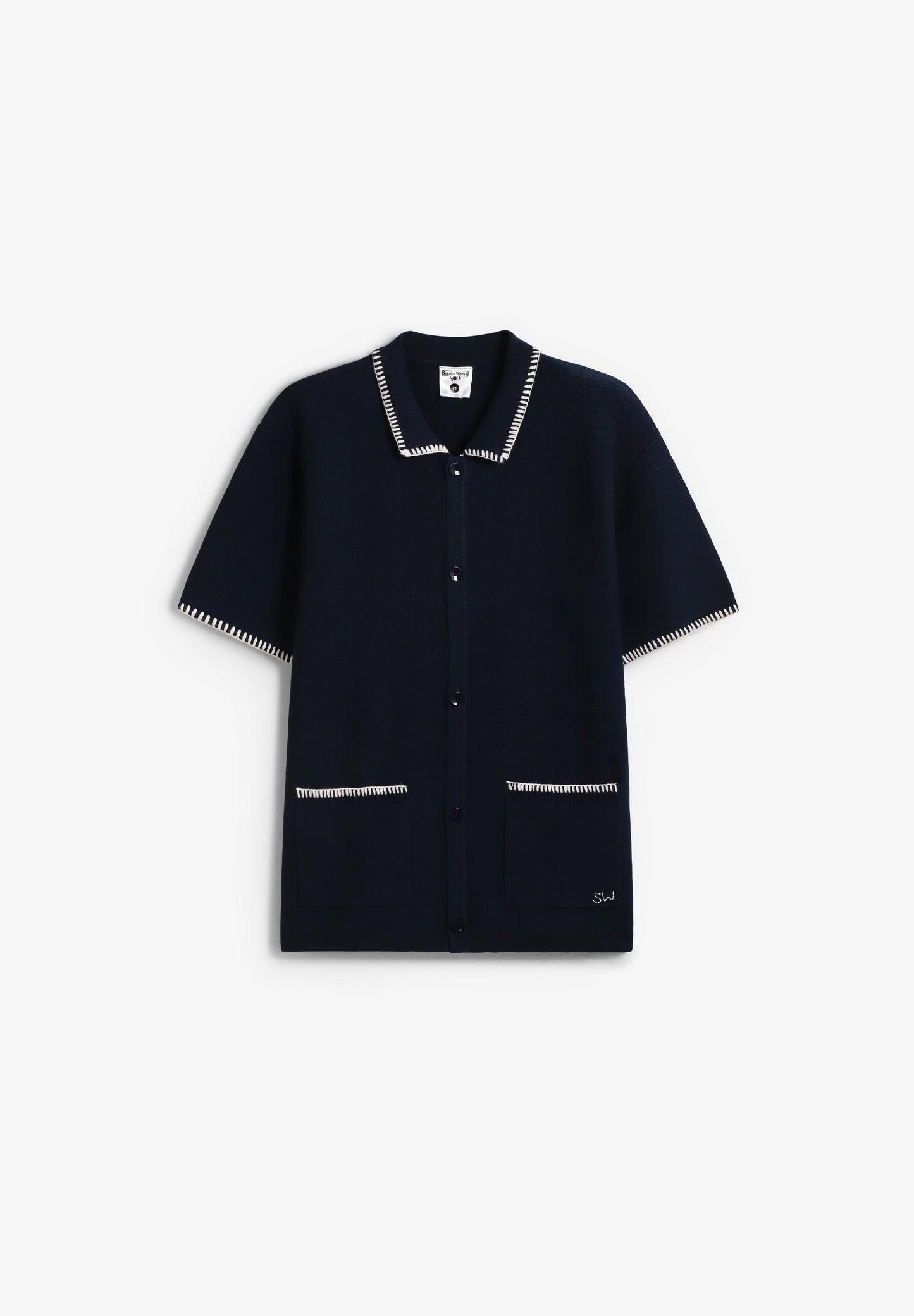 SERVICE WORKS | CAMISA BLANKET STITCH KNIT