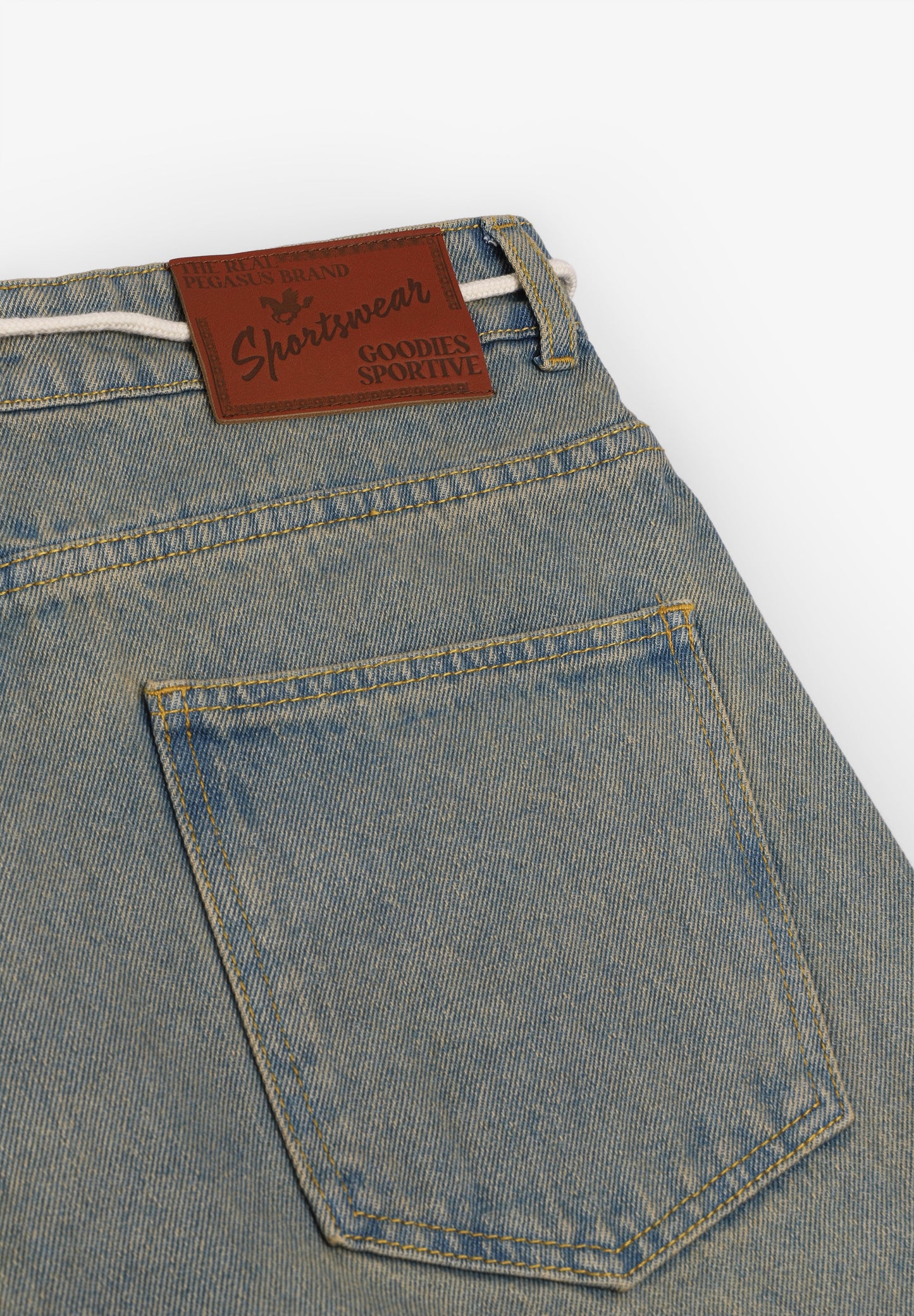 GOODIES SPORTIVE | CALÇÕES BERMUDA DENIM DIRTY