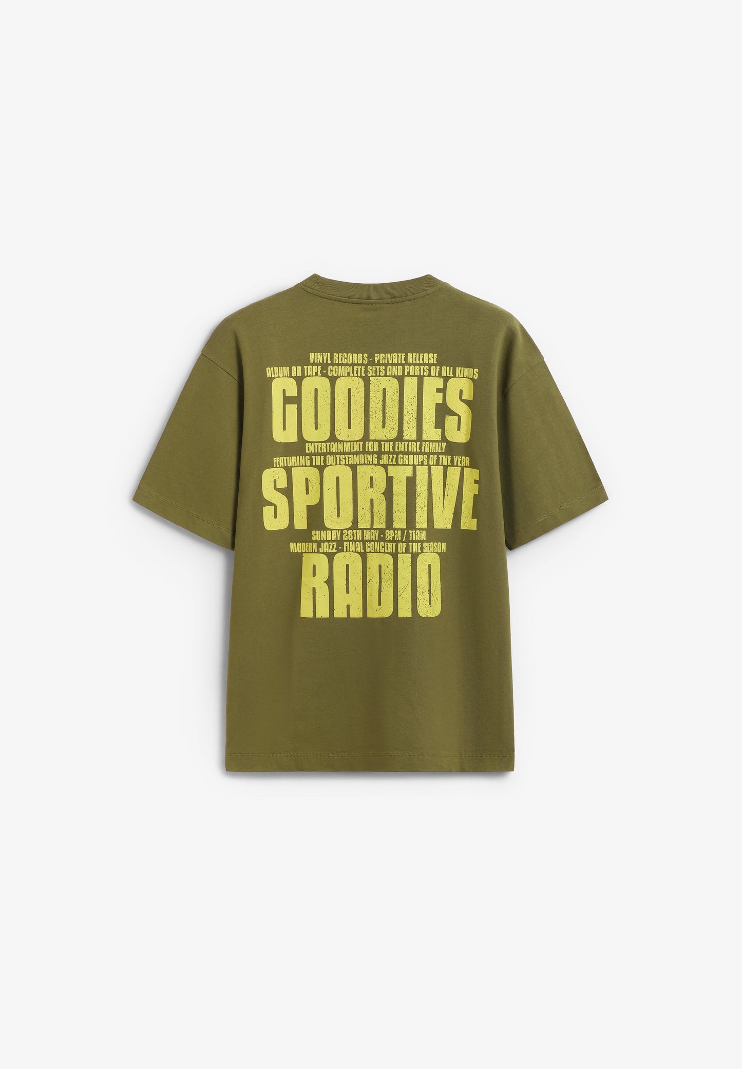 GOODIES SPORTIVE | T-SHIRT DESPORTIVA RADIO KHAKI