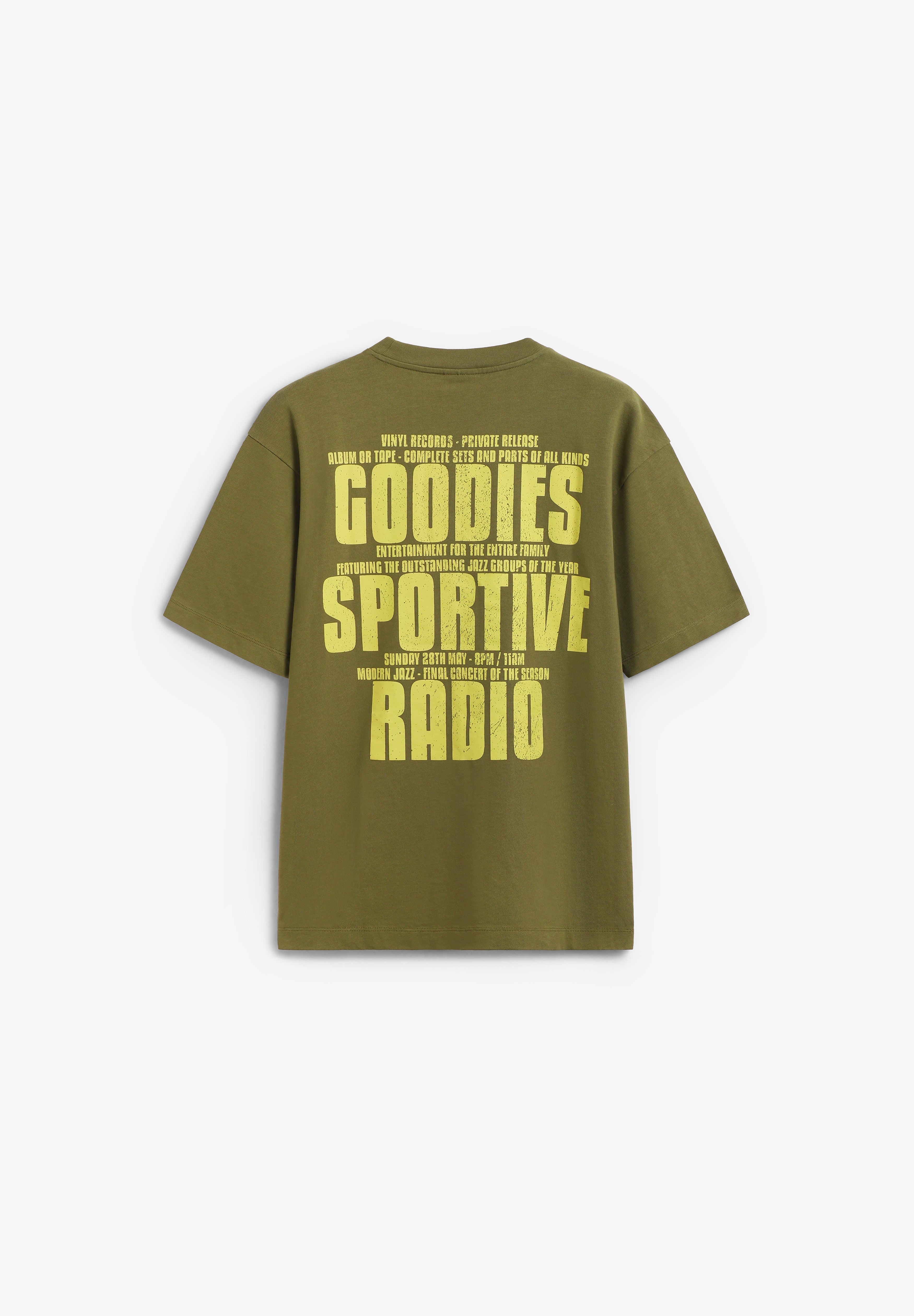GOODIES SPORTIVE | T-SHIRT DESPORTIVA RADIO KHAKI