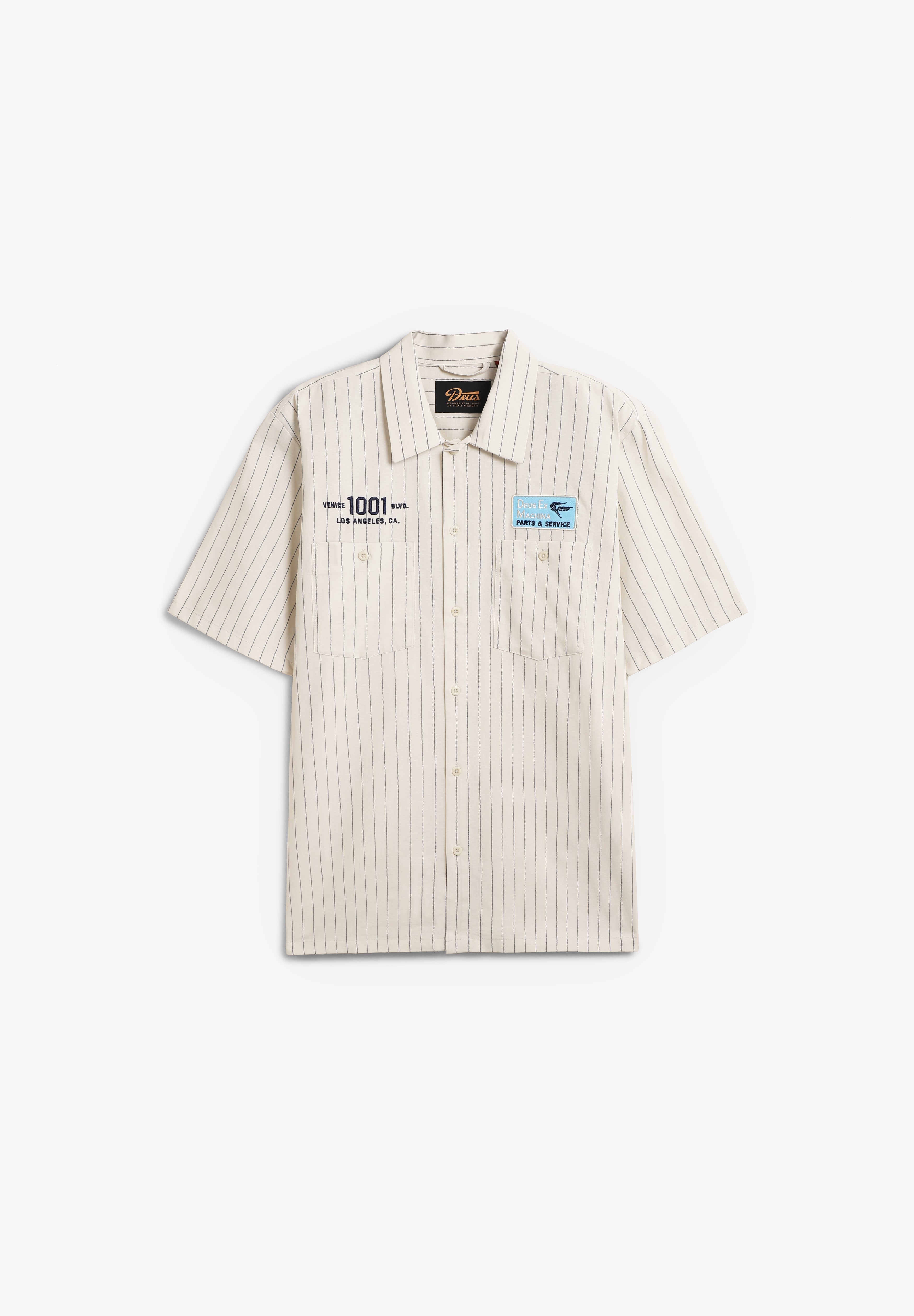 DEUS EX MACHINA | CAMISA FORECOURT STRIPE