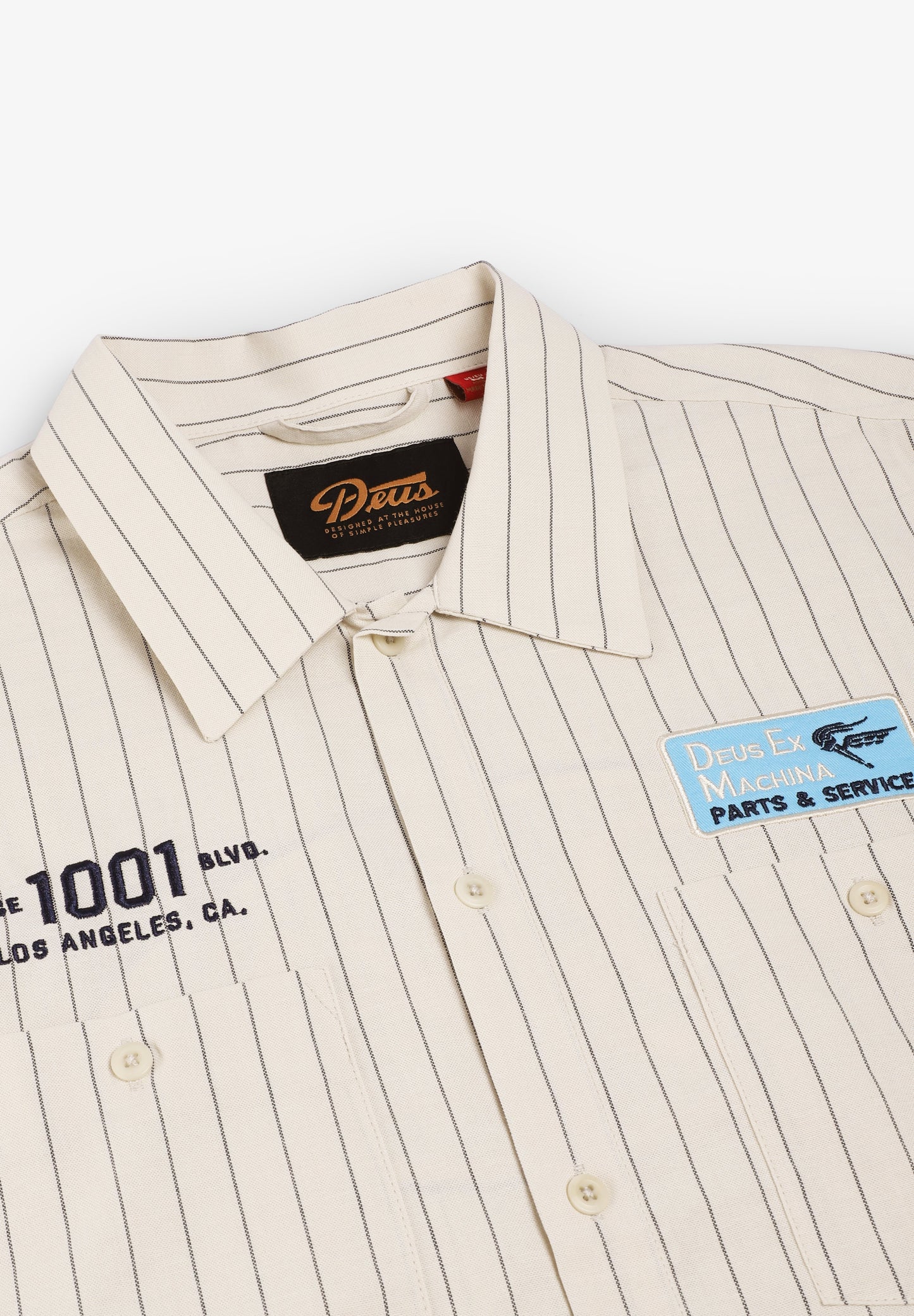 DEUS EX MACHINA | CAMISA FORECOURT STRIPE