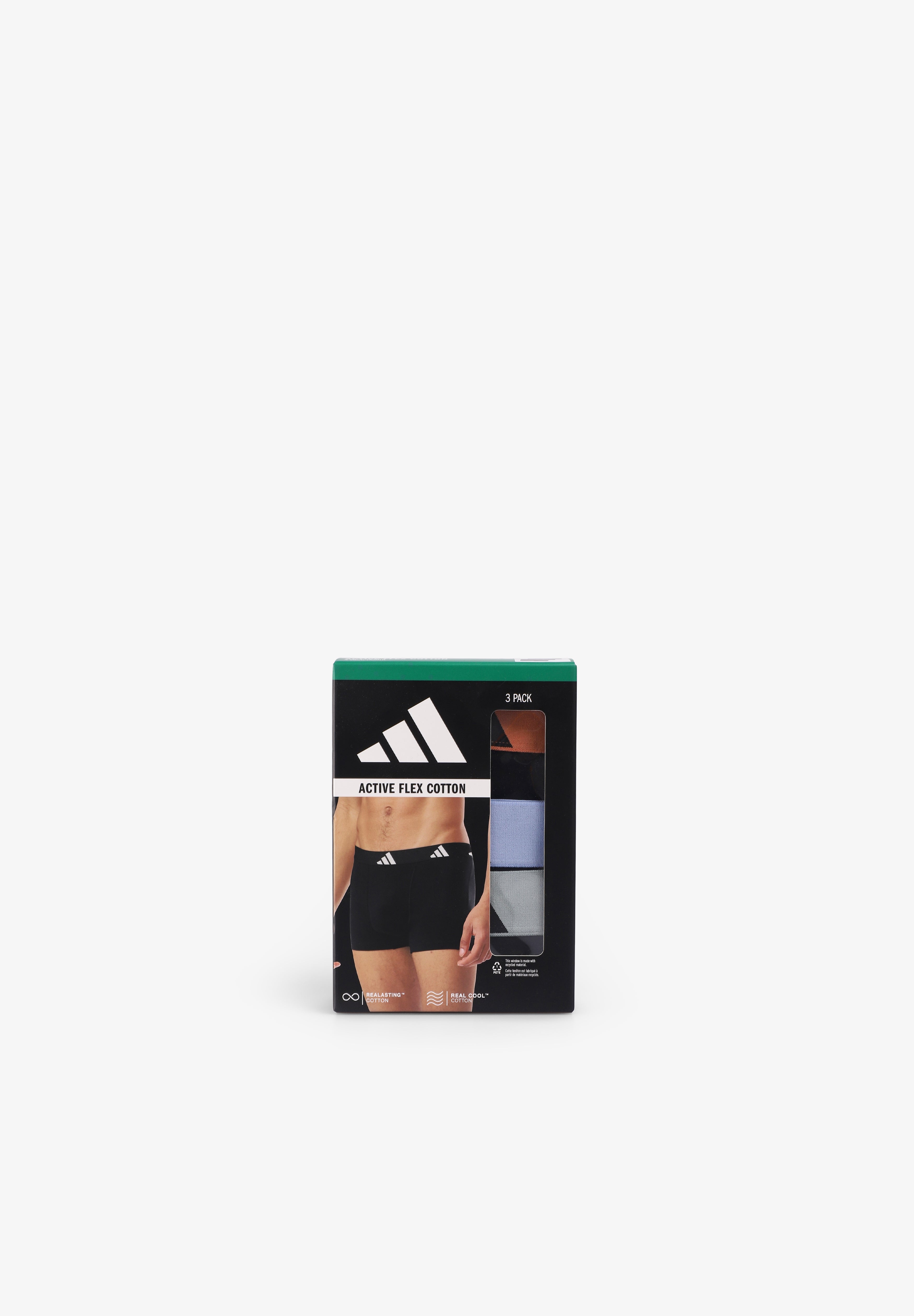 ADIDAS | PACK 3 BOXERS ACTIVE FLEX COTTON COLOURS