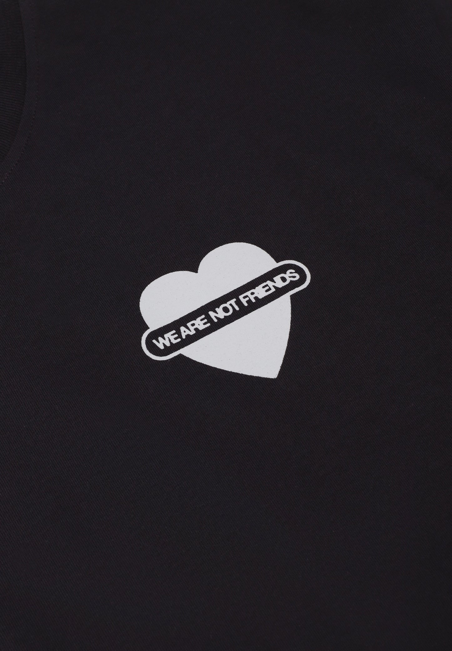 WE ARE NOT FRIENDS | UNION LOVE ANTRA BOXY TEE