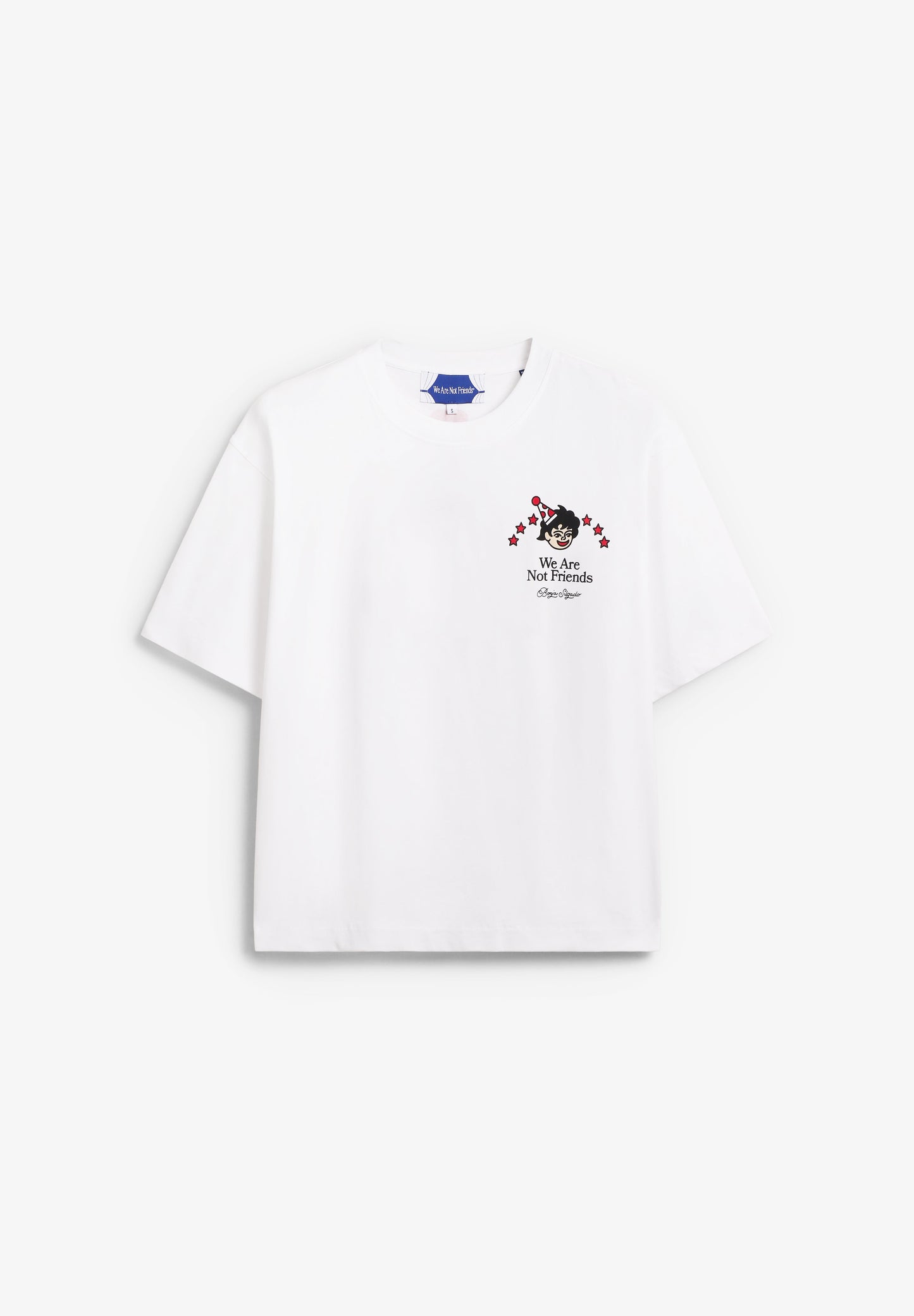 WE ARE NOT FRIENDS | T-SHIRT WANF X BOR SIL BOXY