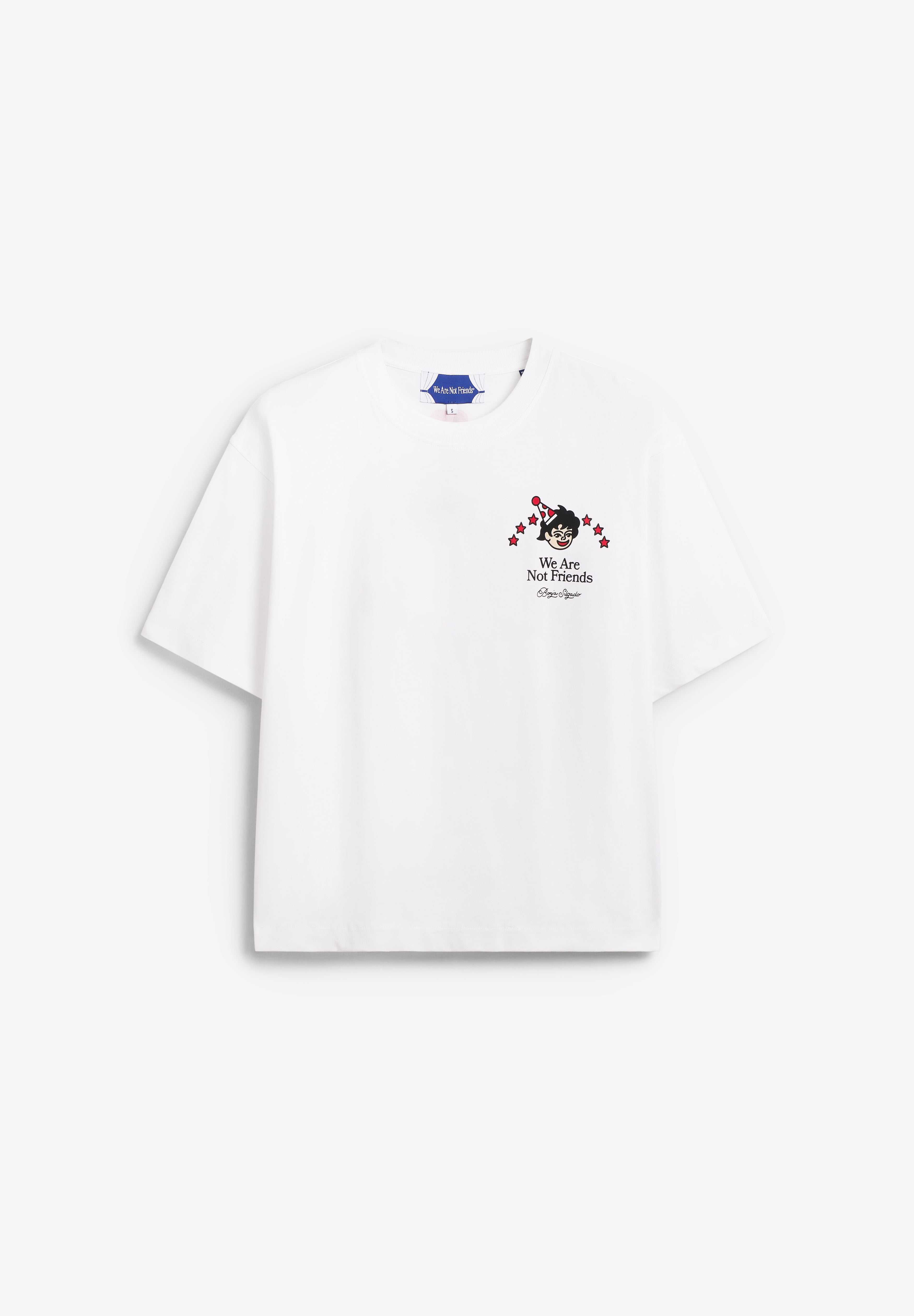 WE ARE NOT FRIENDS | T-SHIRT WANF X BOR SIL BOXY