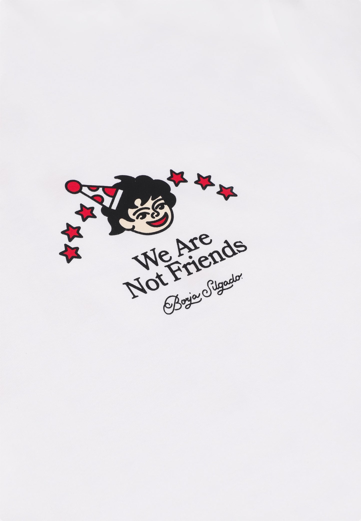 WE ARE NOT FRIENDS | T-SHIRT WANF X BOR SIL BOXY