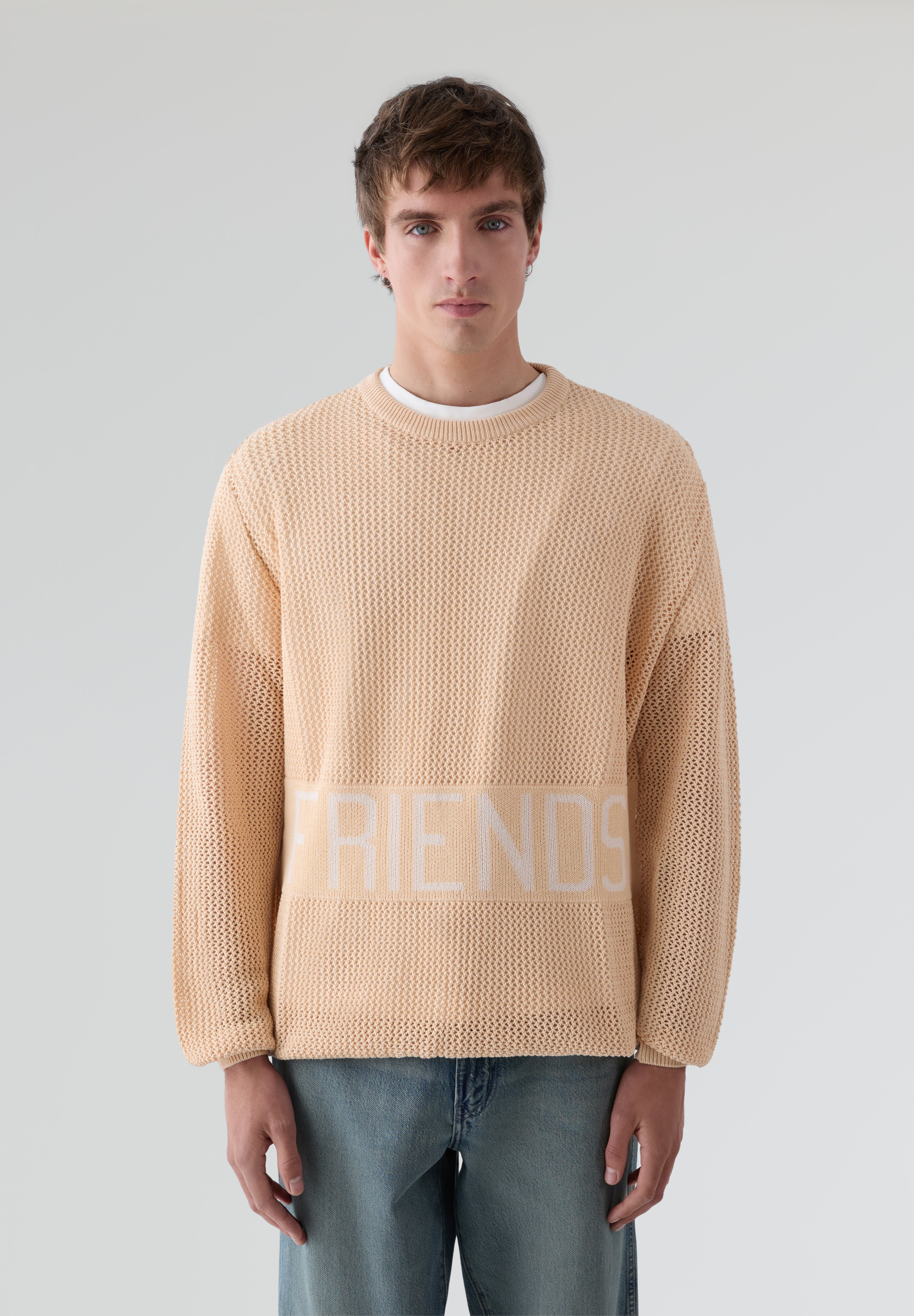 WE ARE NOT FRIENDS | FRIENDS KNIT SWEATER