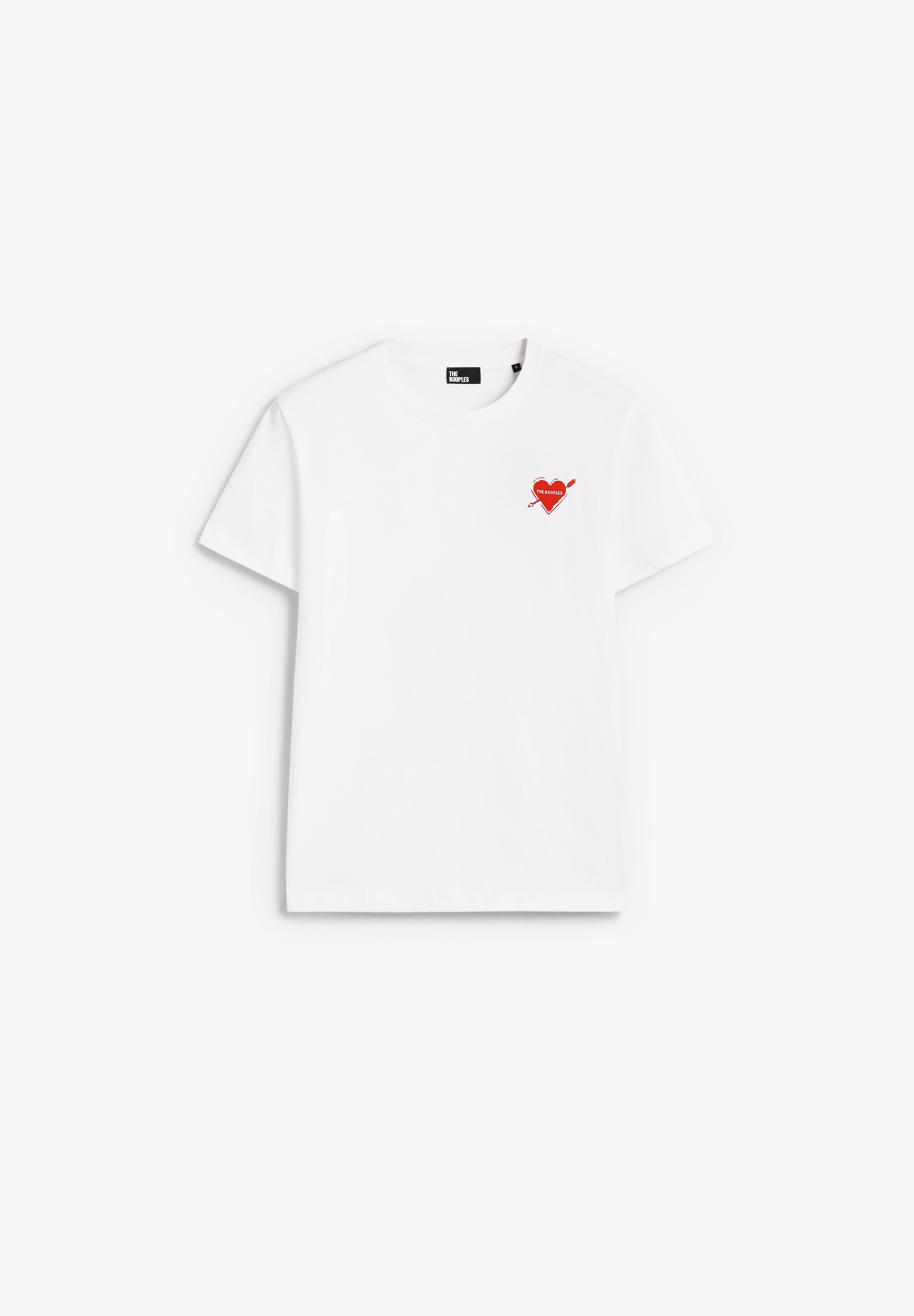 THE KOOPLES | CAMISETA CORAZON FLOCADO