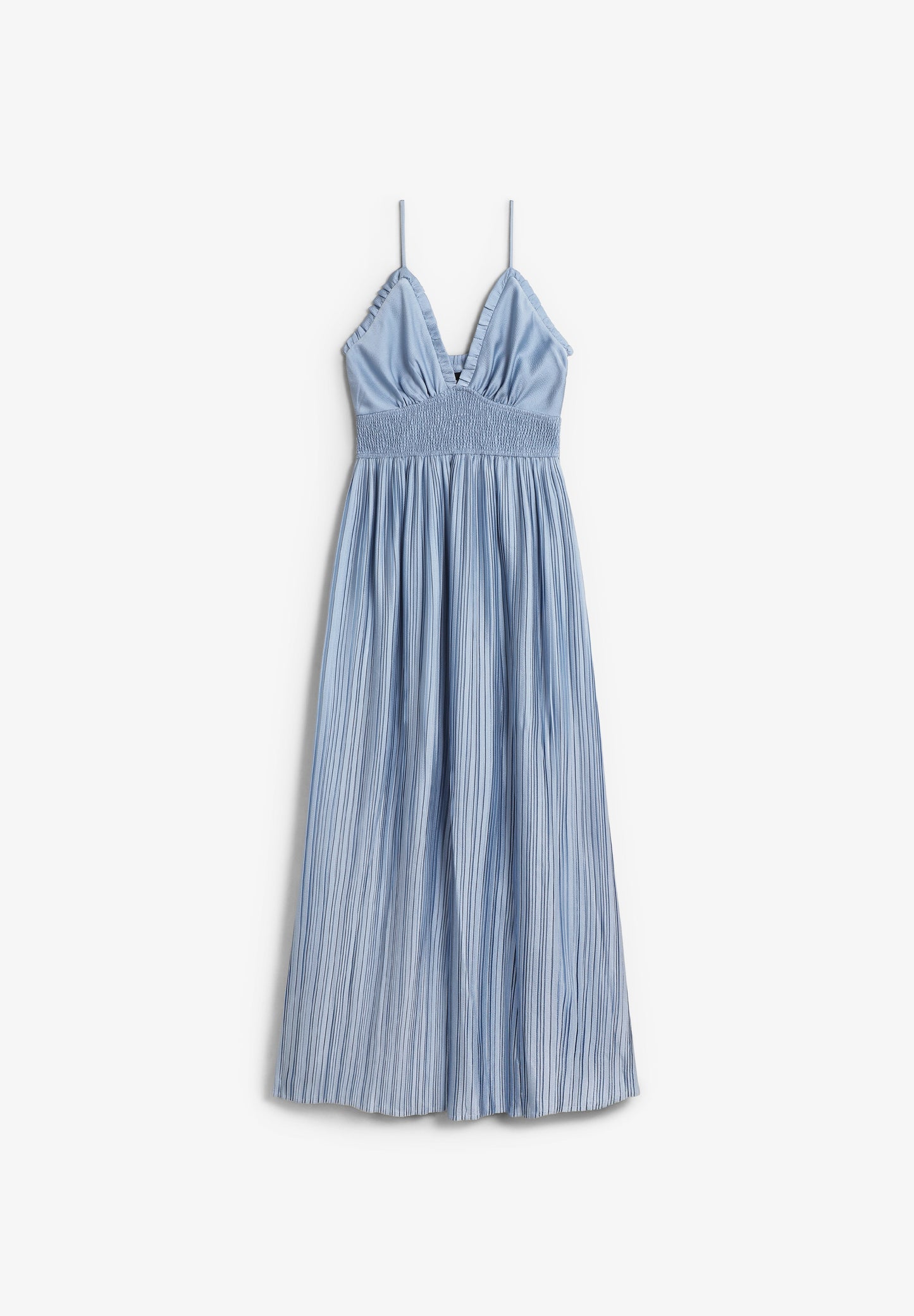 THE KOOPLES | VESTIDO PLISADO AZUL