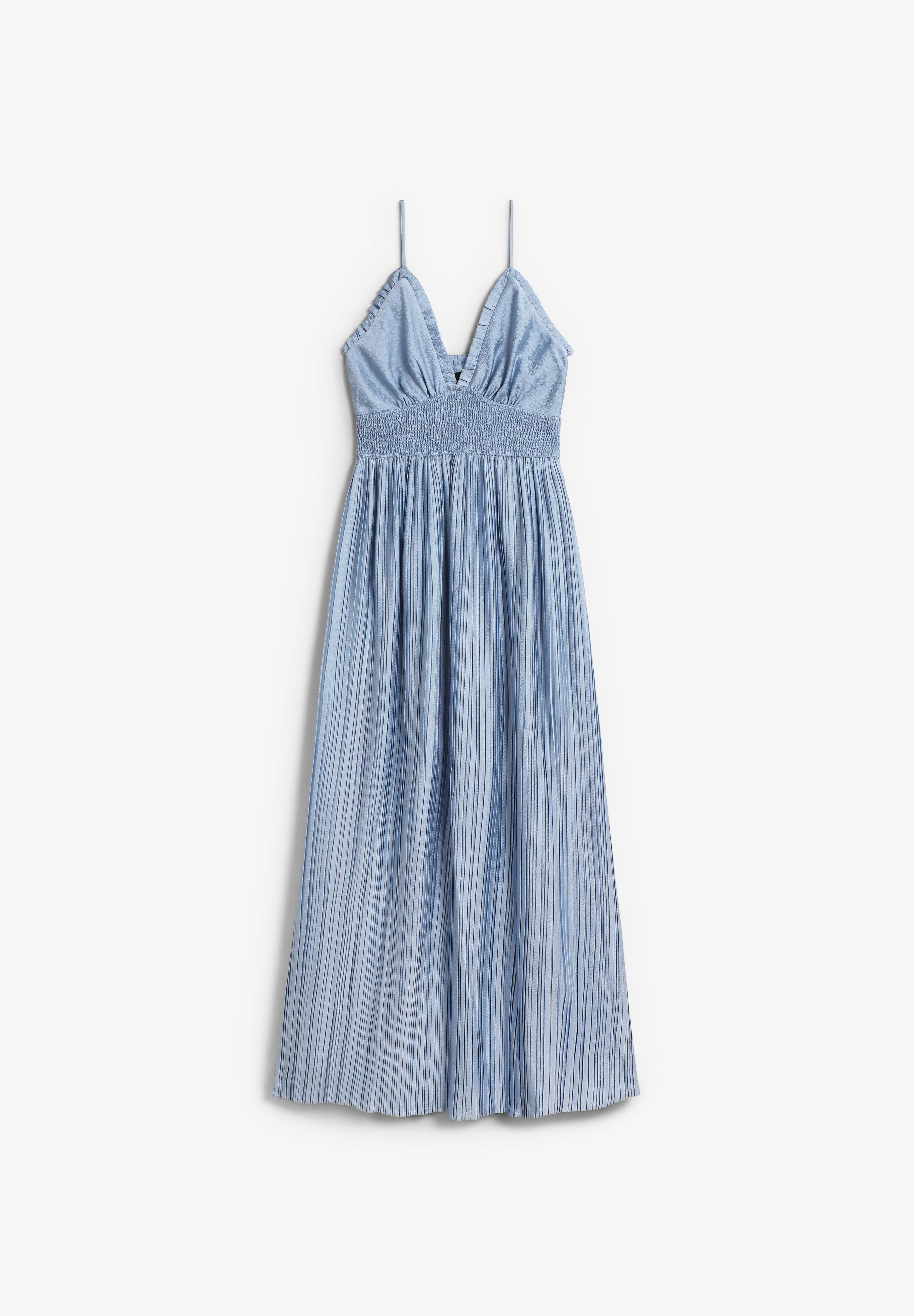 THE KOOPLES | VESTIDO PLISADO AZUL