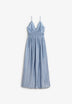 THE KOOPLES | VESTIDO PLISADO AZUL