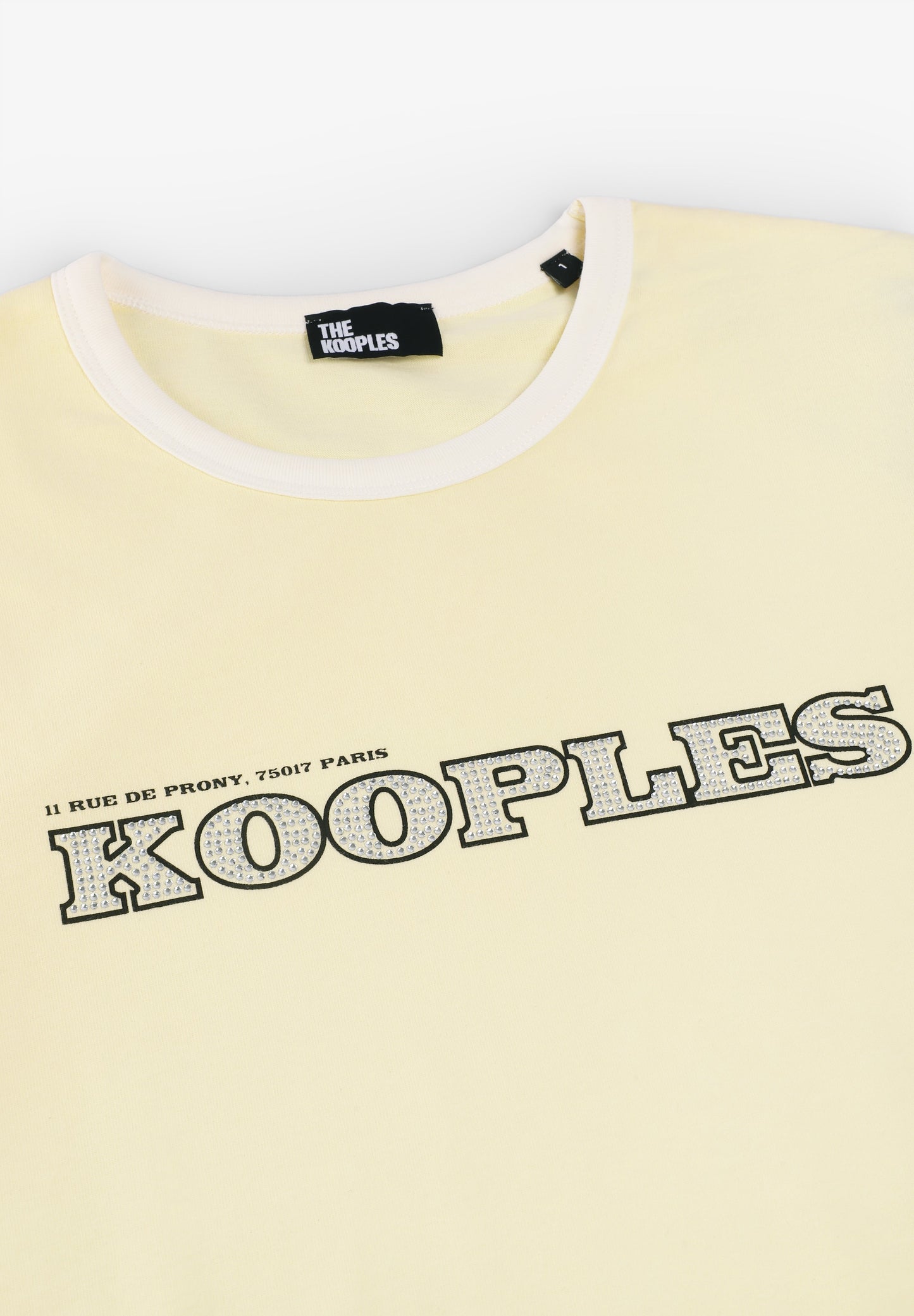 THE KOOPLES | CAMISETA STRASS LOGO