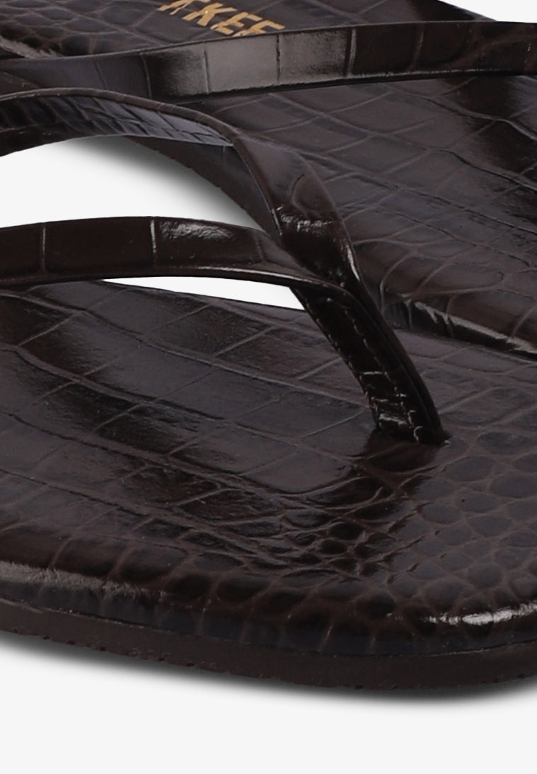 TKEES | SANDÁLIA SQUARE TOE LILY CROC