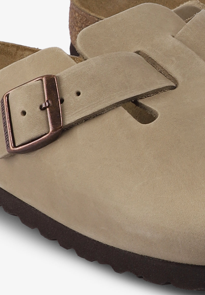 BIRKENSTOCK | SOCAS BOSTON OILED LEATHER DE HOMEM